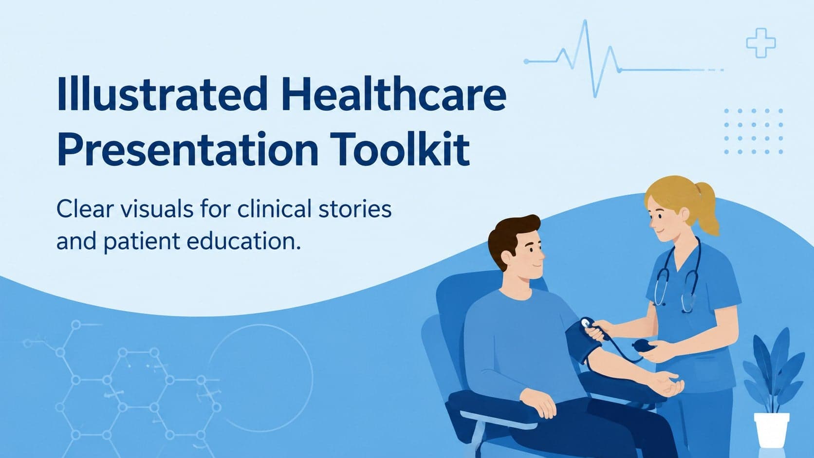 Illustrated Healthcare Presentation Toolkit preview