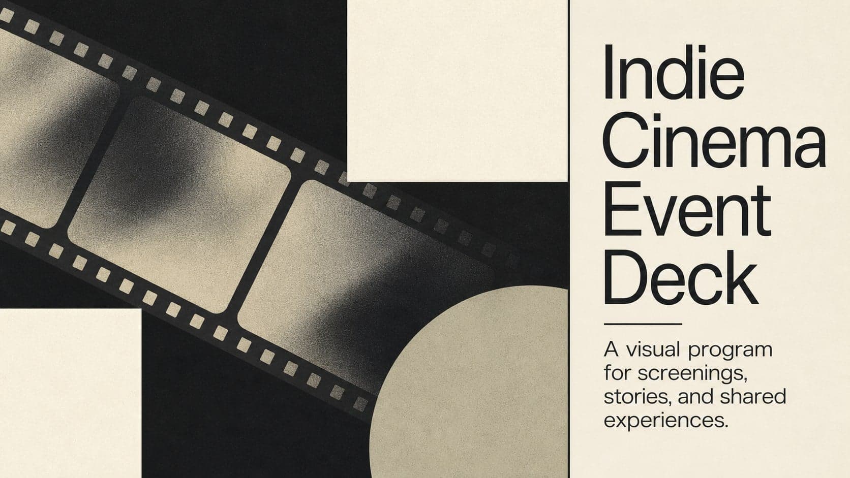 Indie Cinema Event Deck preview