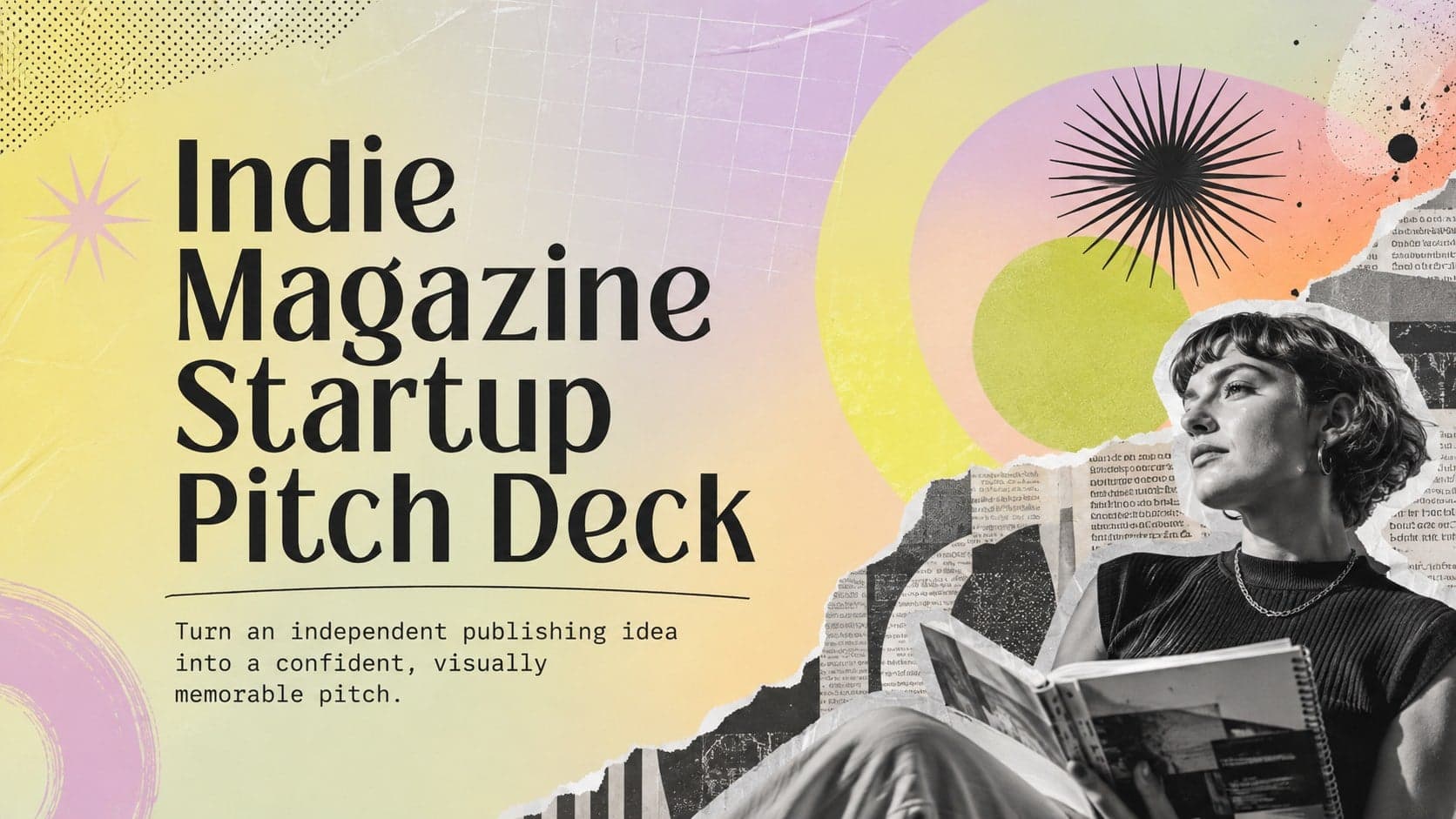 Indie Magazine Startup Pitch Deck preview