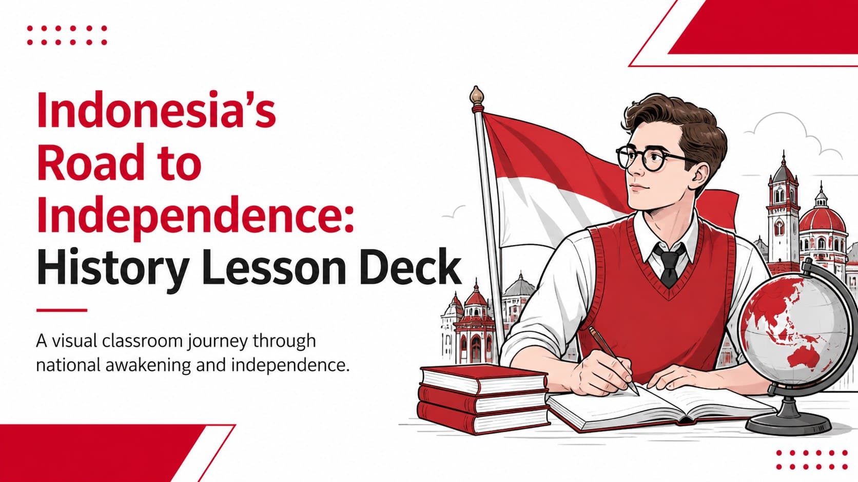Indonesia's Road to Independence: History Lesson Deck preview