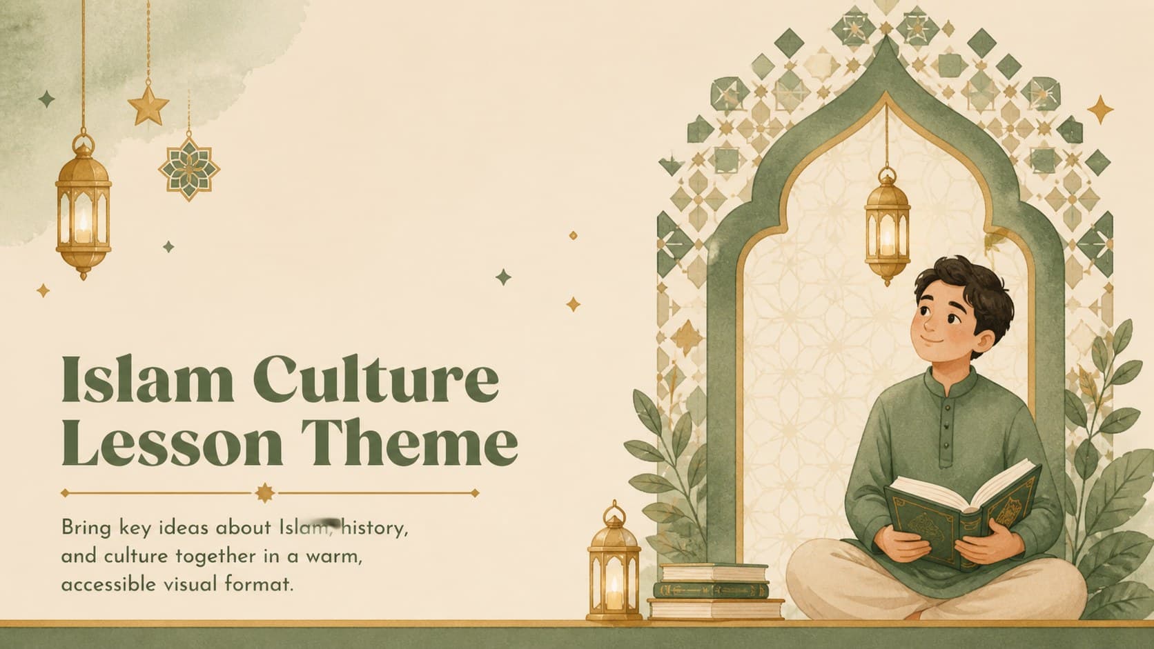 Islam Culture Lesson Theme preview