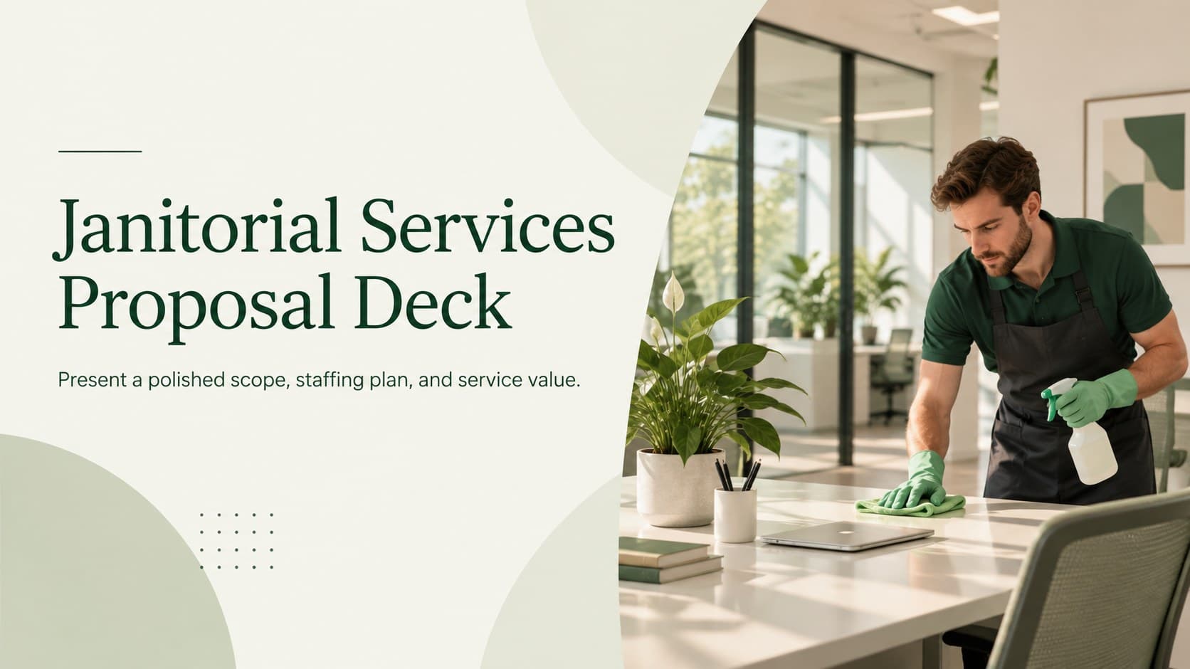 Janitorial Services Proposal Deck preview