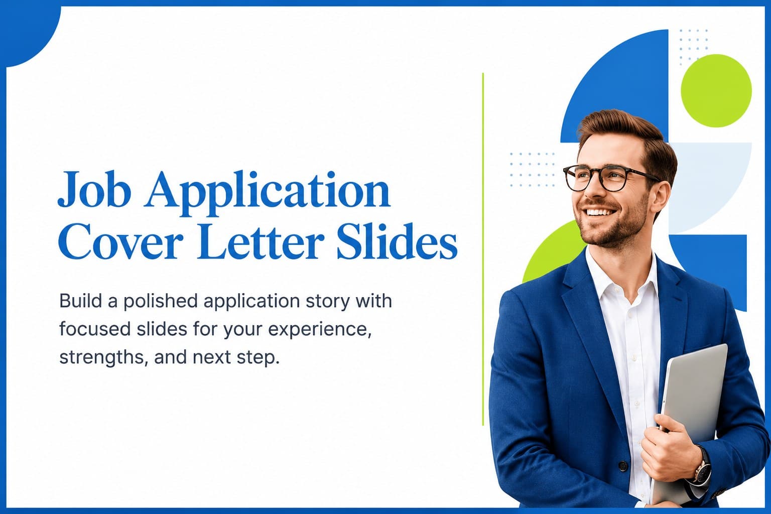 Job Application Cover Letter Slides preview