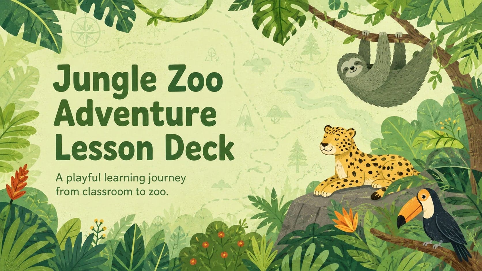 Jungle Zoo Adventure Lesson Deck preview