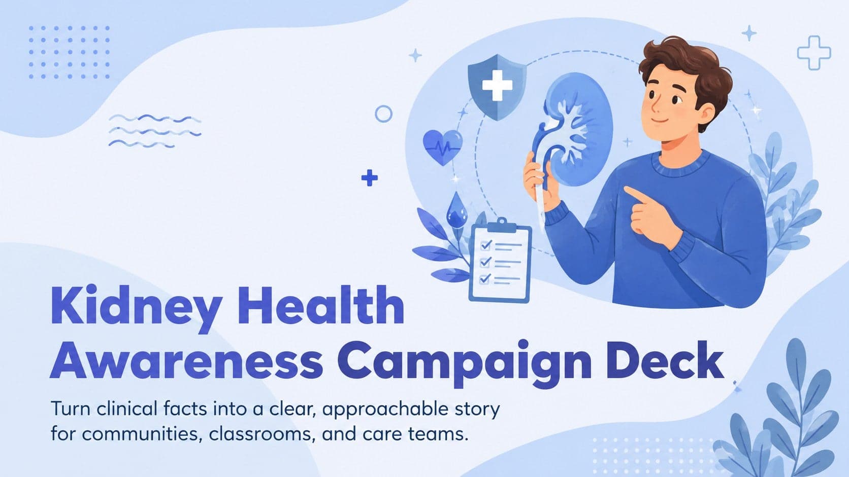 Kidney Health Awareness Campaign Deck preview