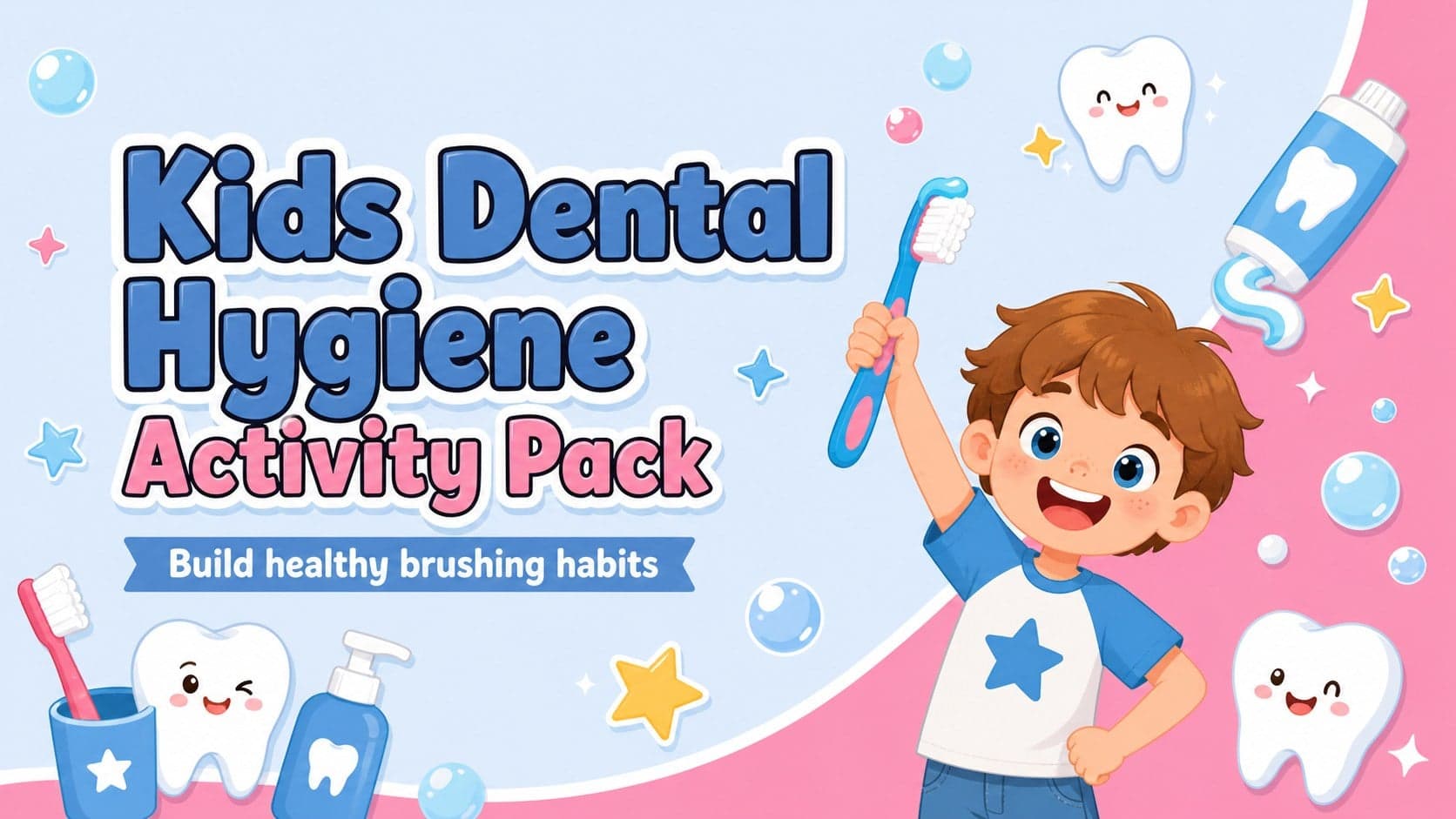 Kids Dental Hygiene Activity Pack preview