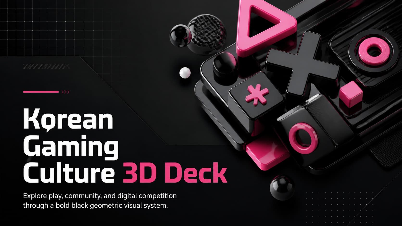 Korean Gaming Culture 3D Deck preview
