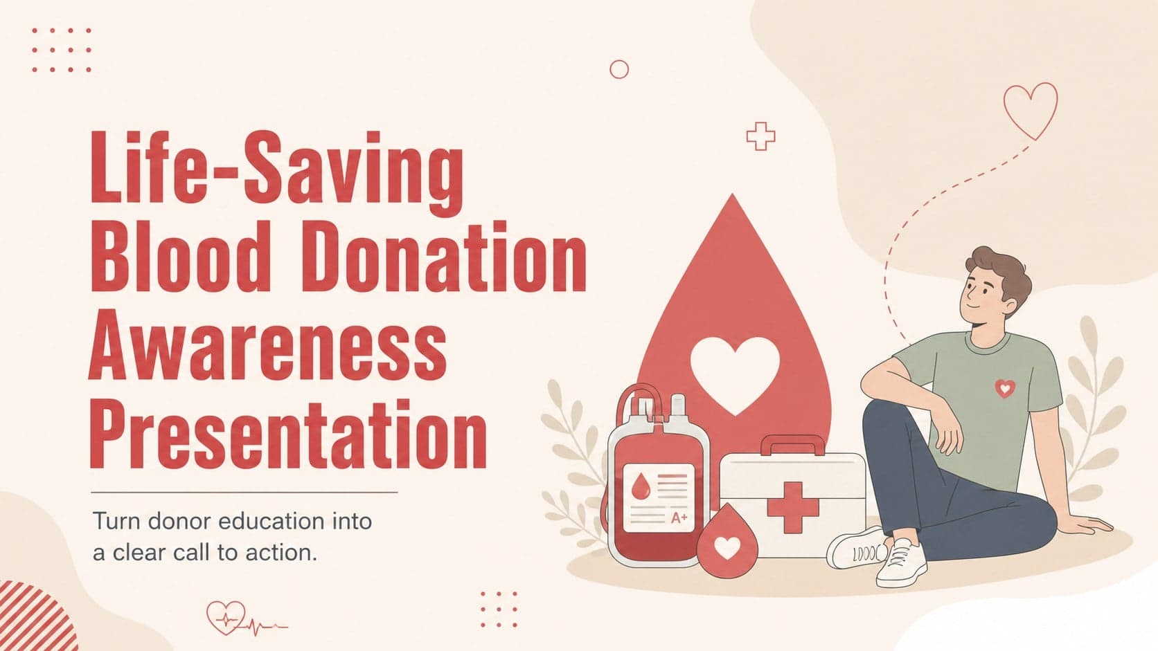 Life-Saving Blood Donation Awareness Presentation preview