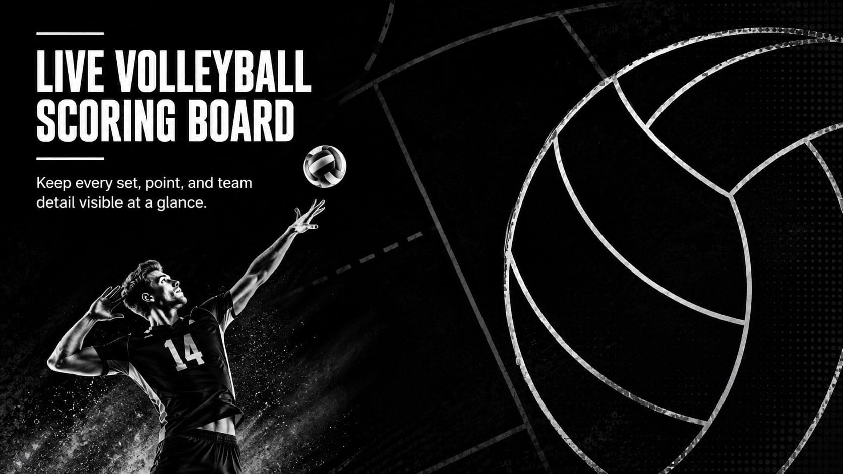 Live Volleyball Scoring Board preview