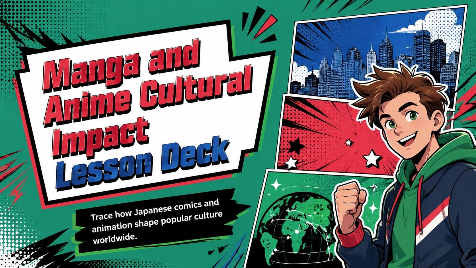 Manga and Anime Cultural Impact Lesson Deck preview