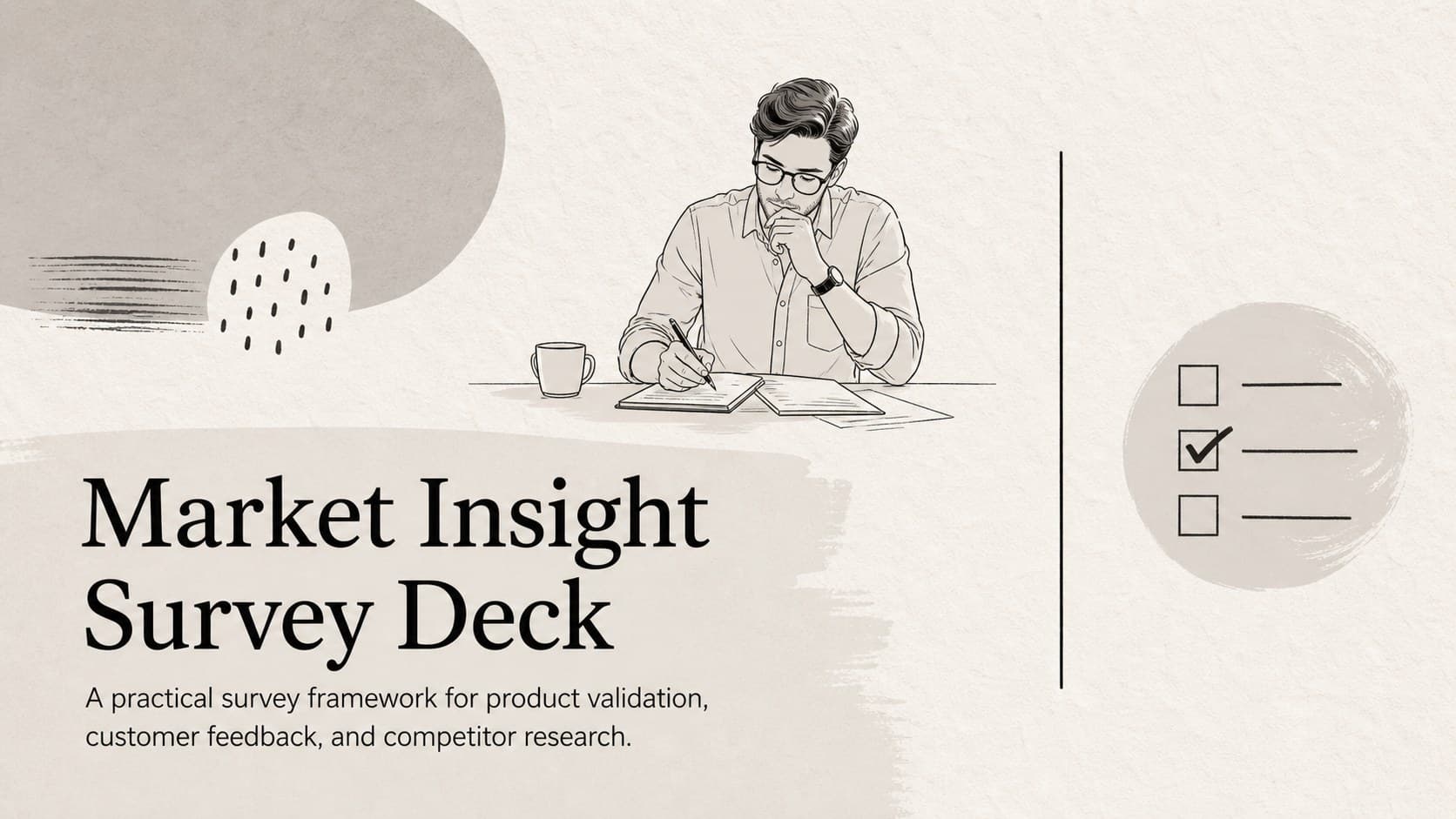 Market Insight Survey Deck preview