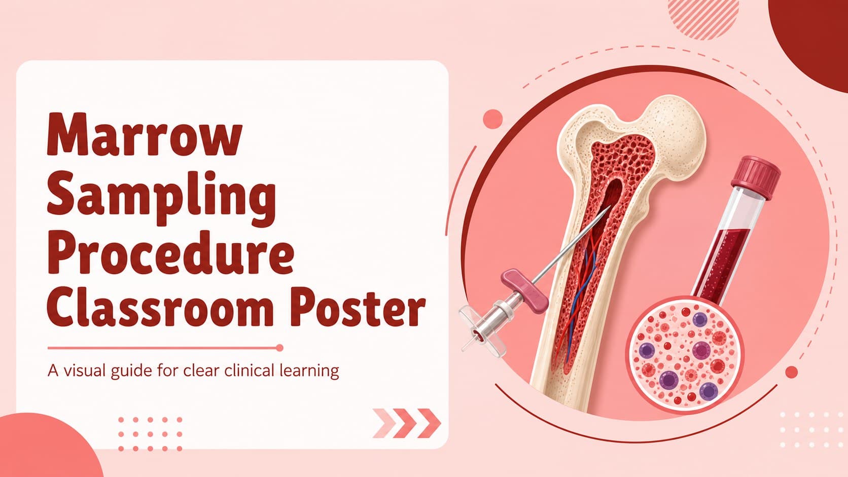 Marrow Sampling Procedure Classroom Poster preview