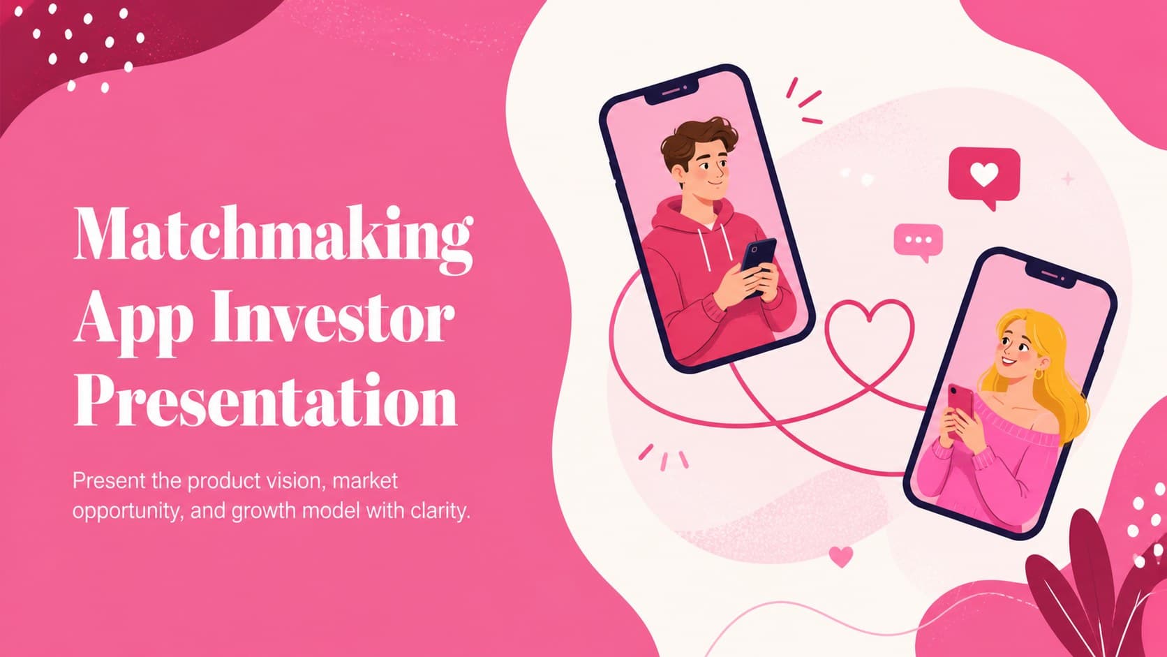 Matchmaking App Investor Presentation preview