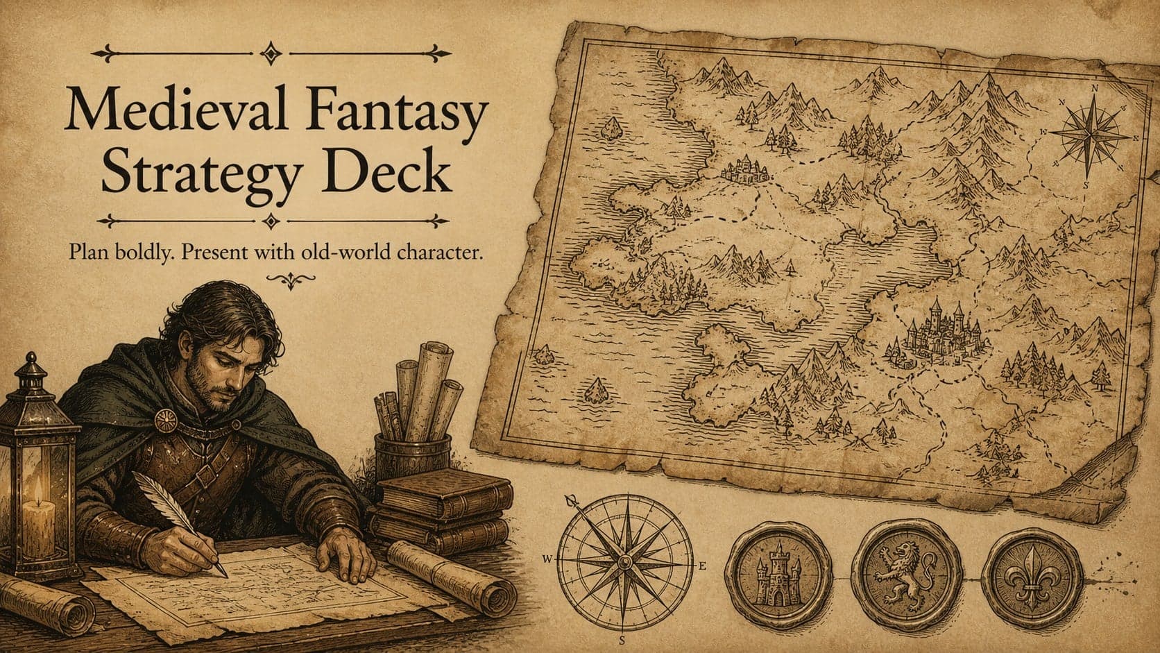 Medieval Fantasy Strategy Deck preview