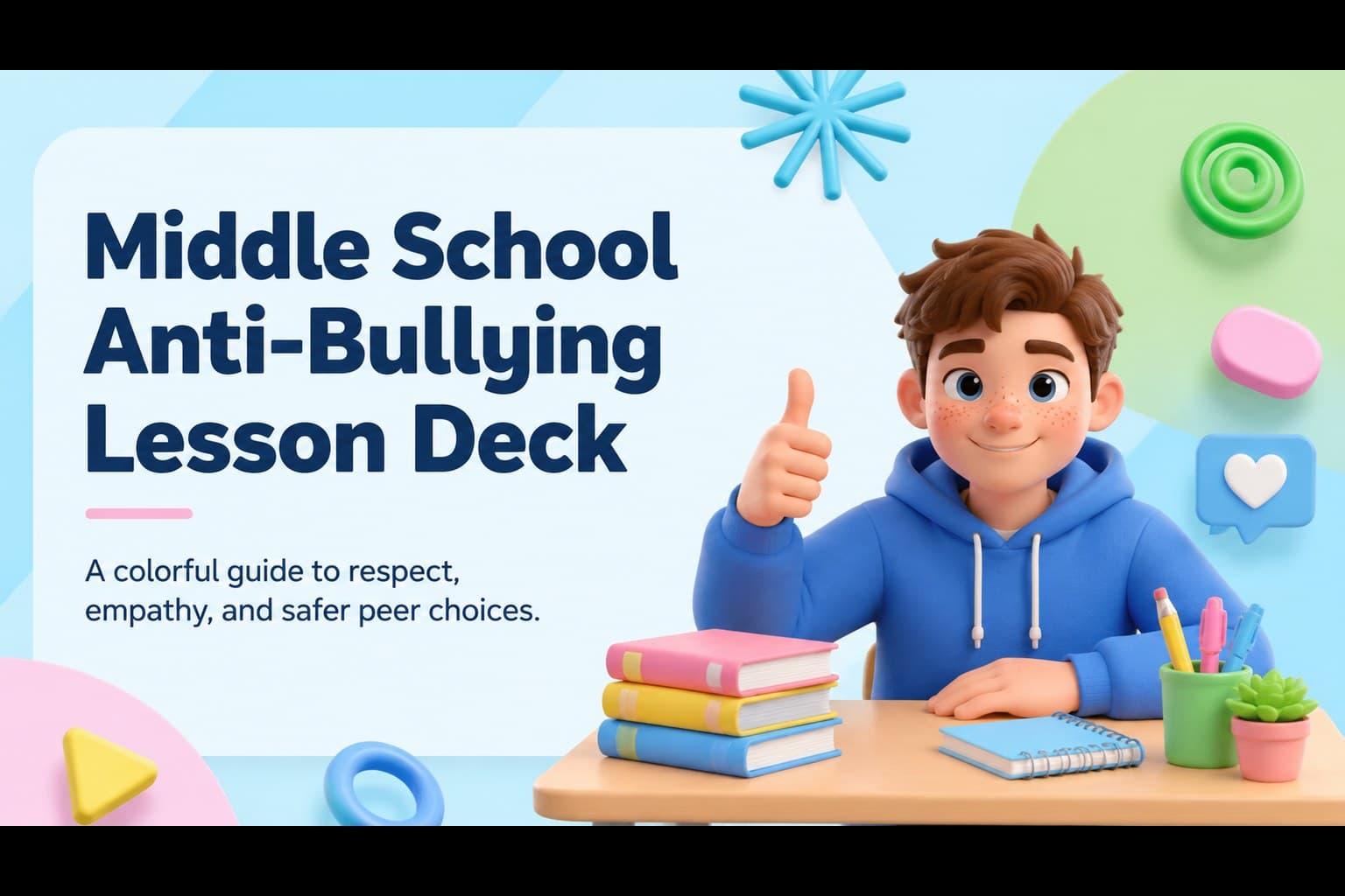 Middle School Anti-Bullying Lesson Deck preview
