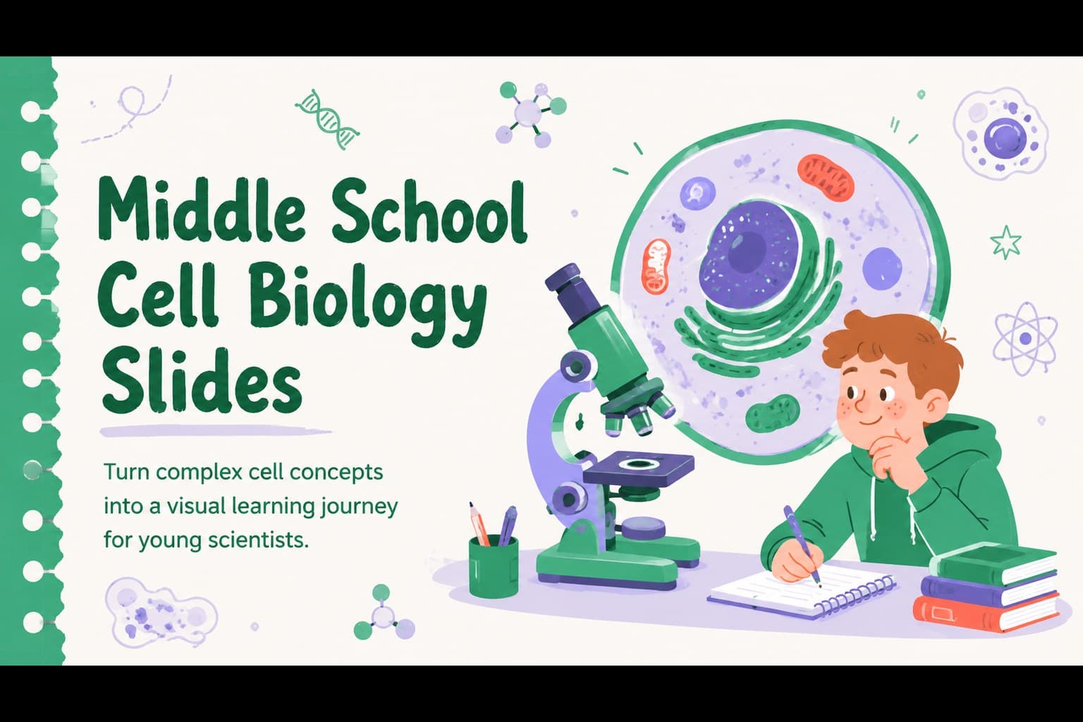 Middle School Cell Biology Slides preview