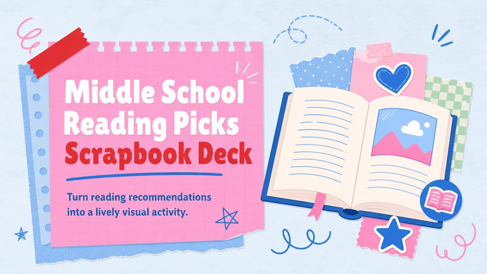 Middle School Reading Picks Scrapbook Deck preview