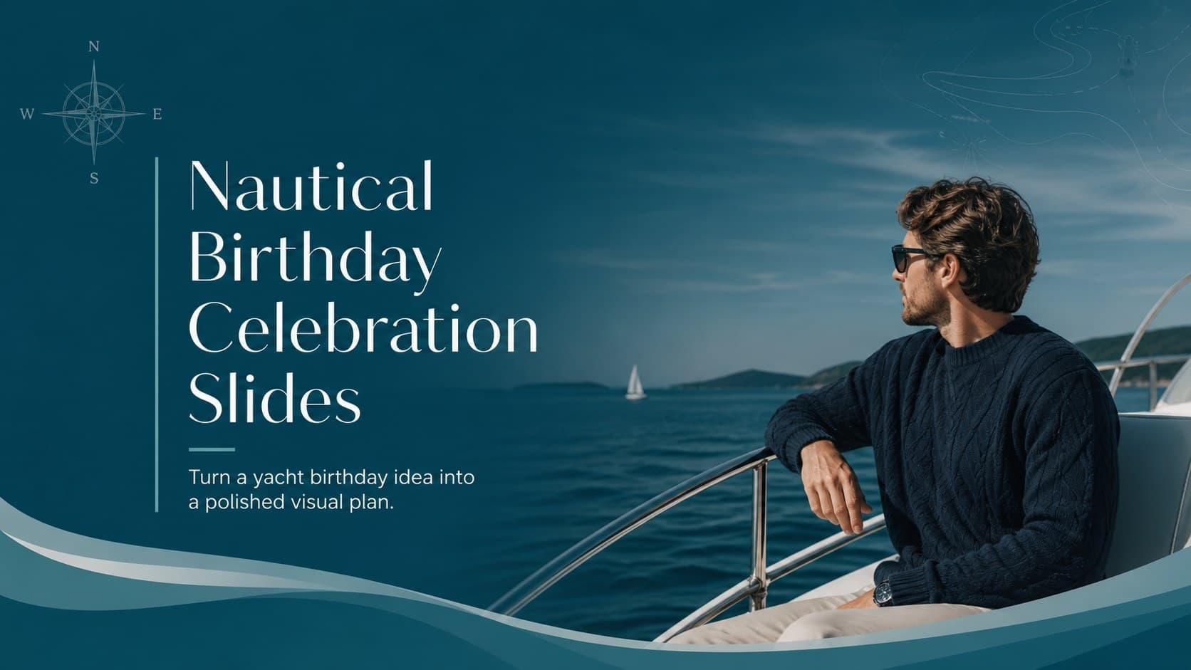 Nautical Birthday Celebration Slides preview