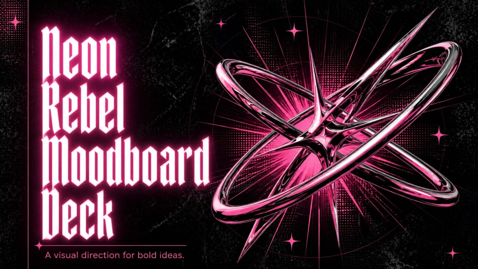 Neon Rebel Moodboard Deck preview