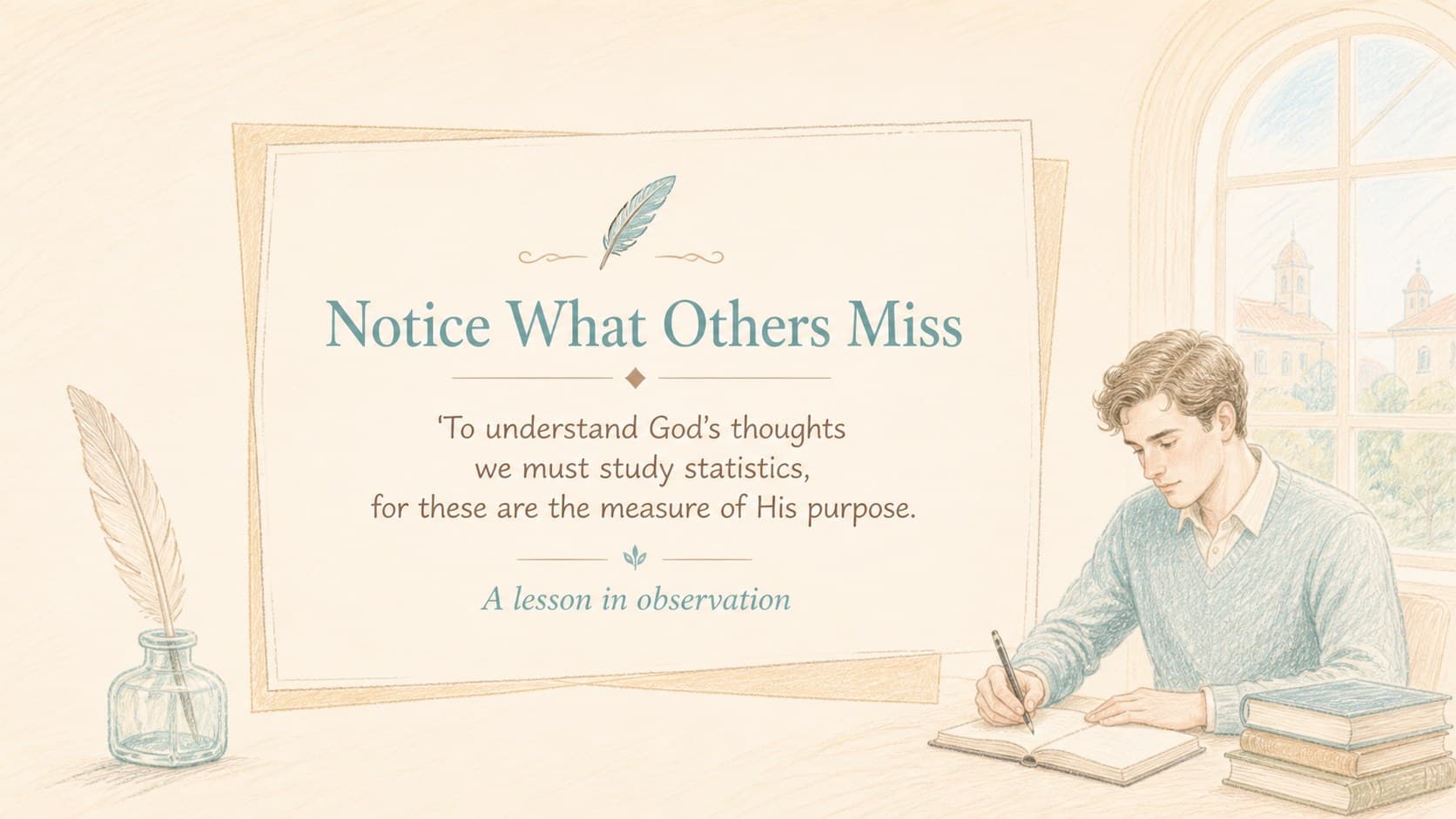 Quote slide highlighting Nightingale's approach to observation and patient care.