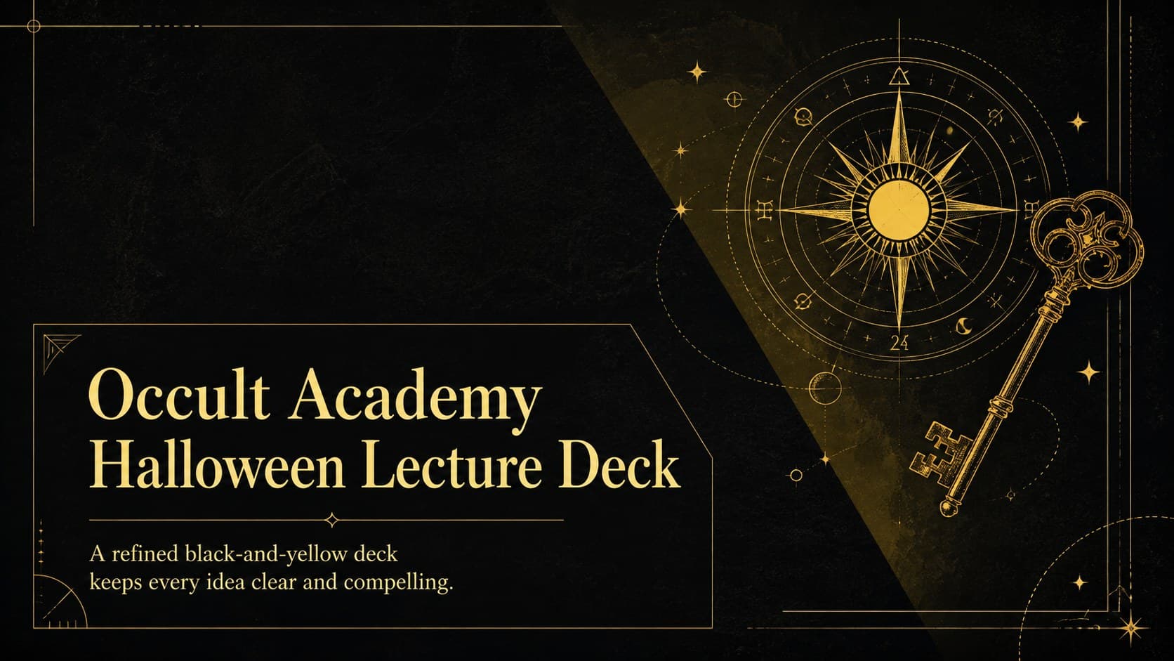 Occult Academy Halloween Lecture Deck preview