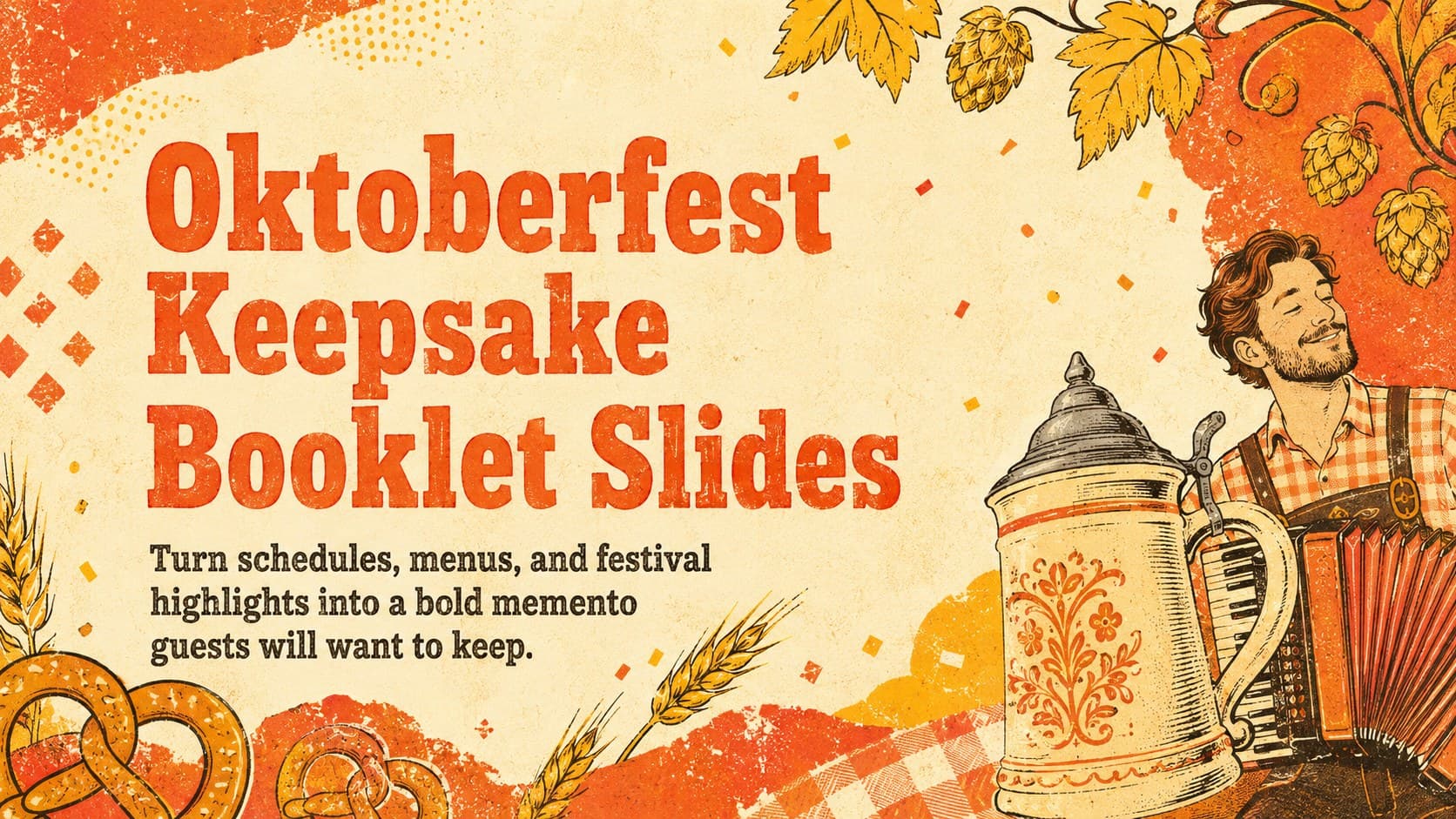 Oktoberfest Keepsake Booklet Slides preview