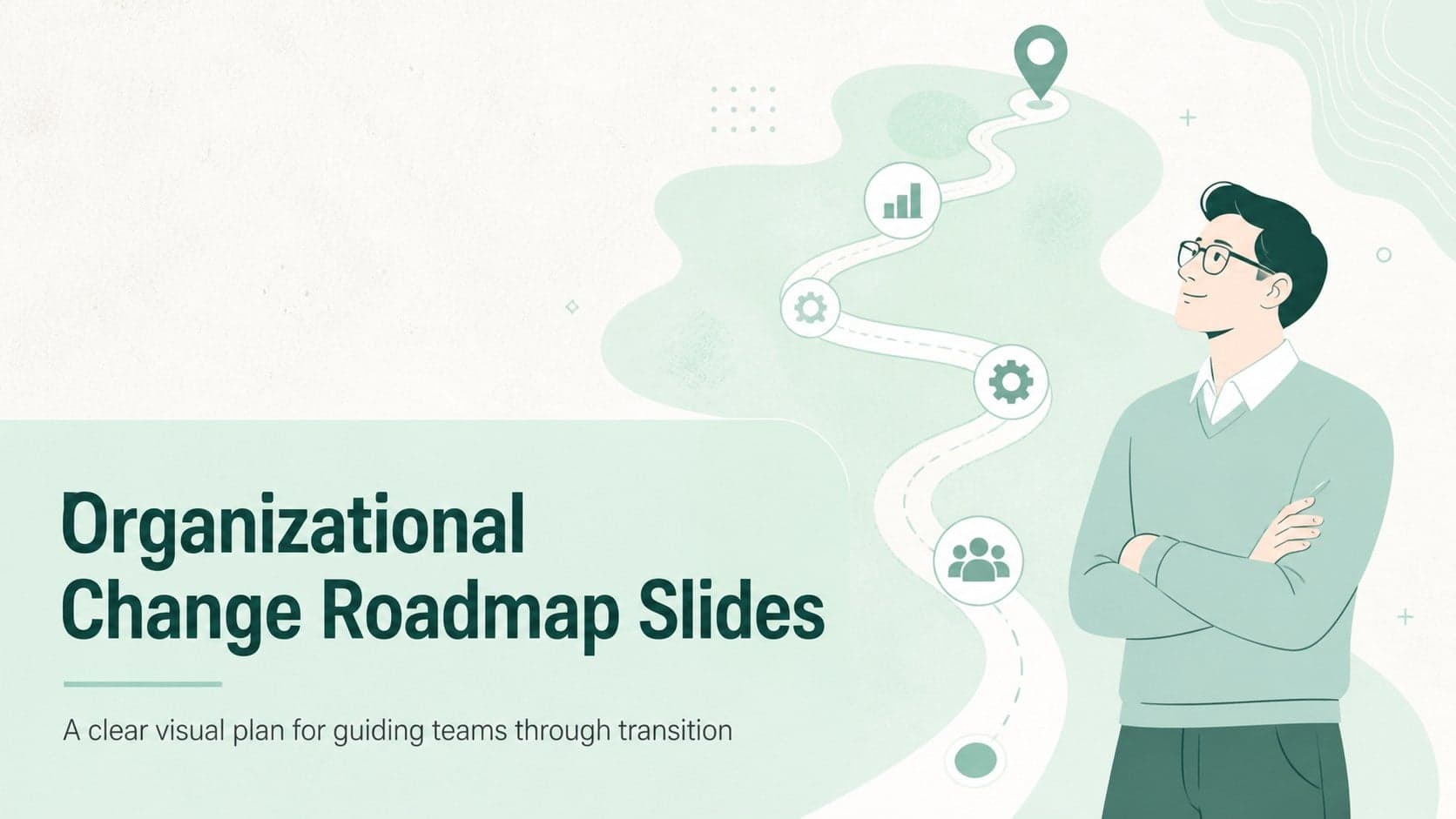 Organizational Change Roadmap Slides preview