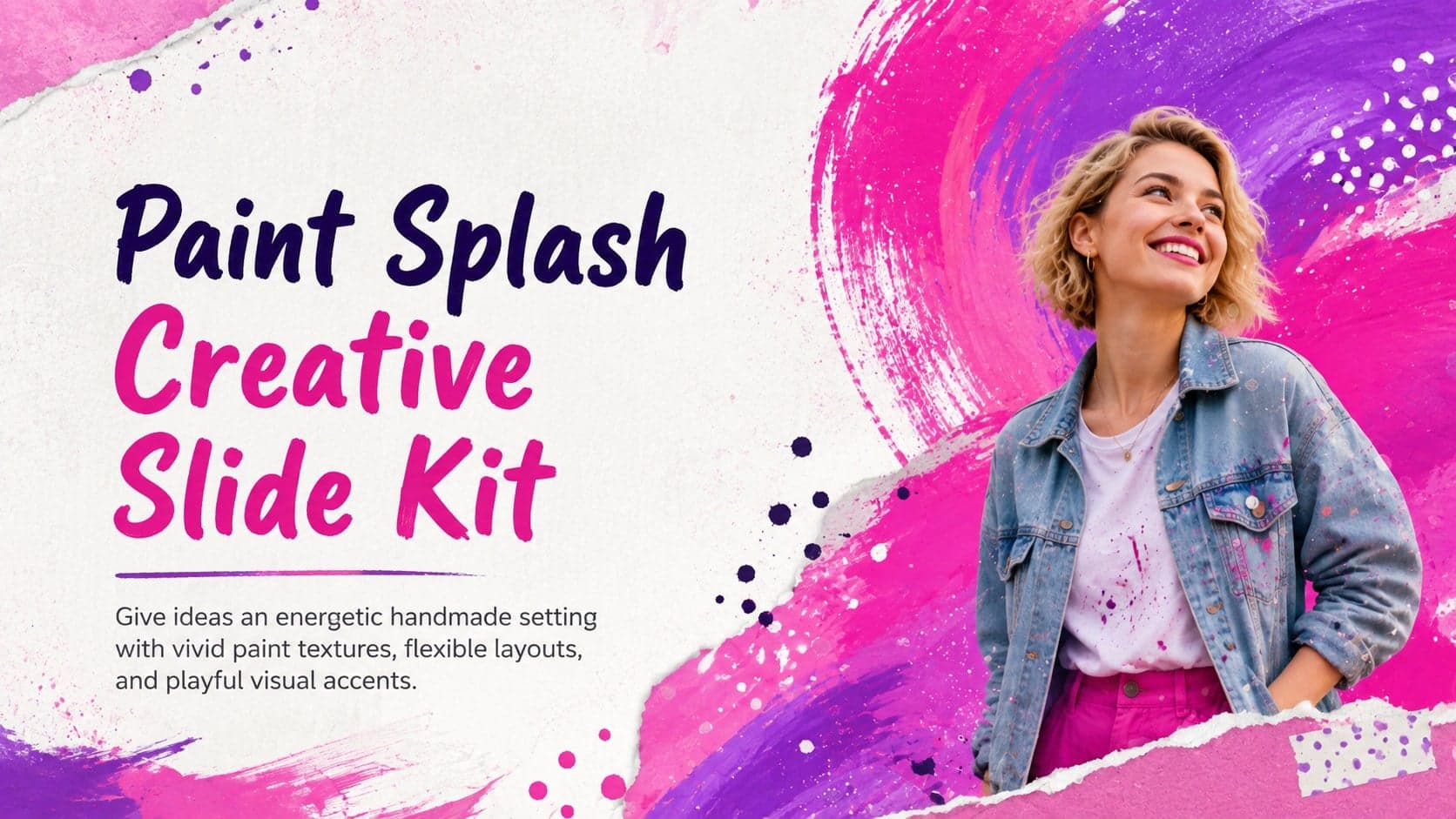 Paint Splash Creative Slide Kit preview