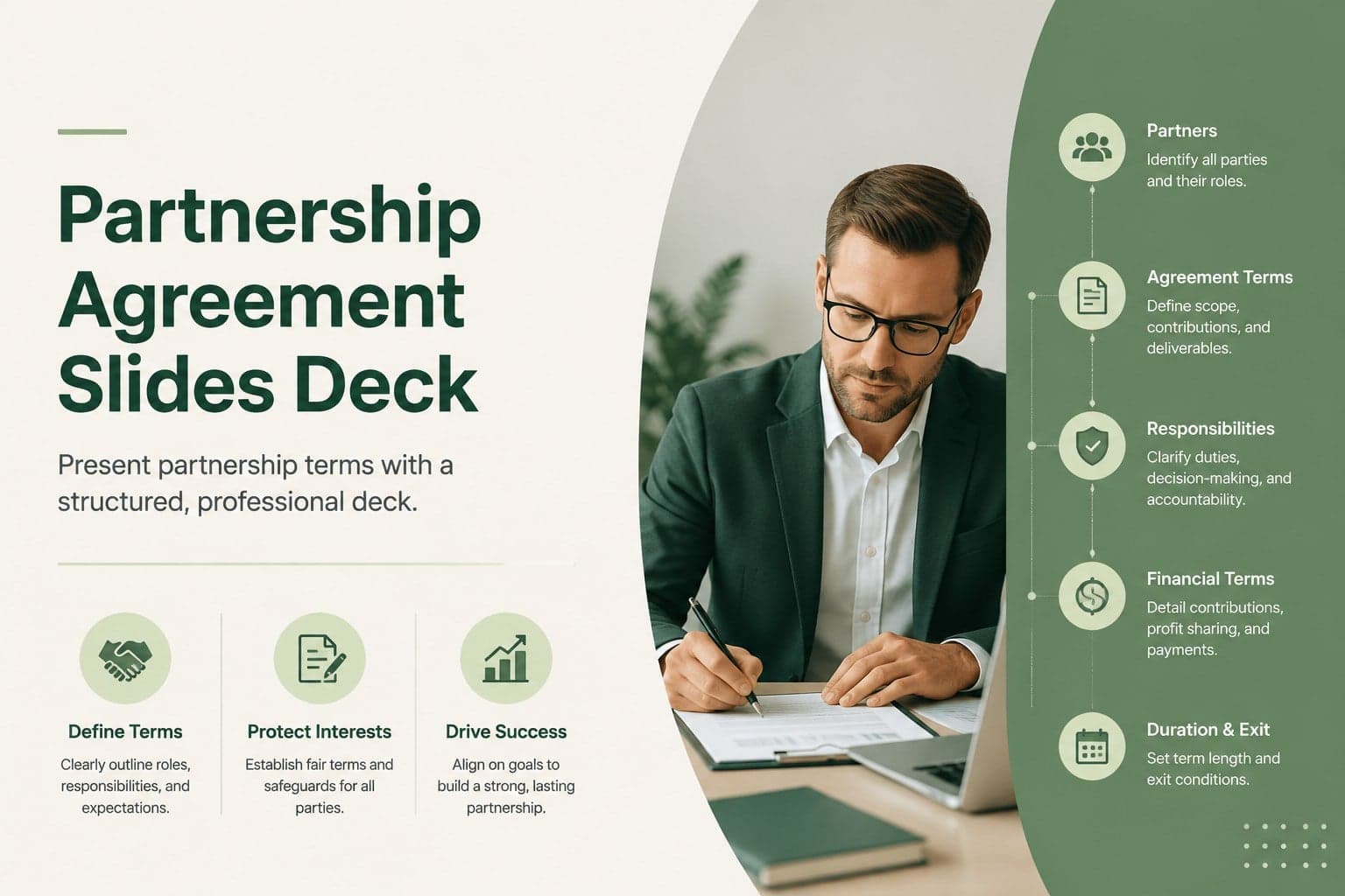 Partnership Agreement Slides Deck preview