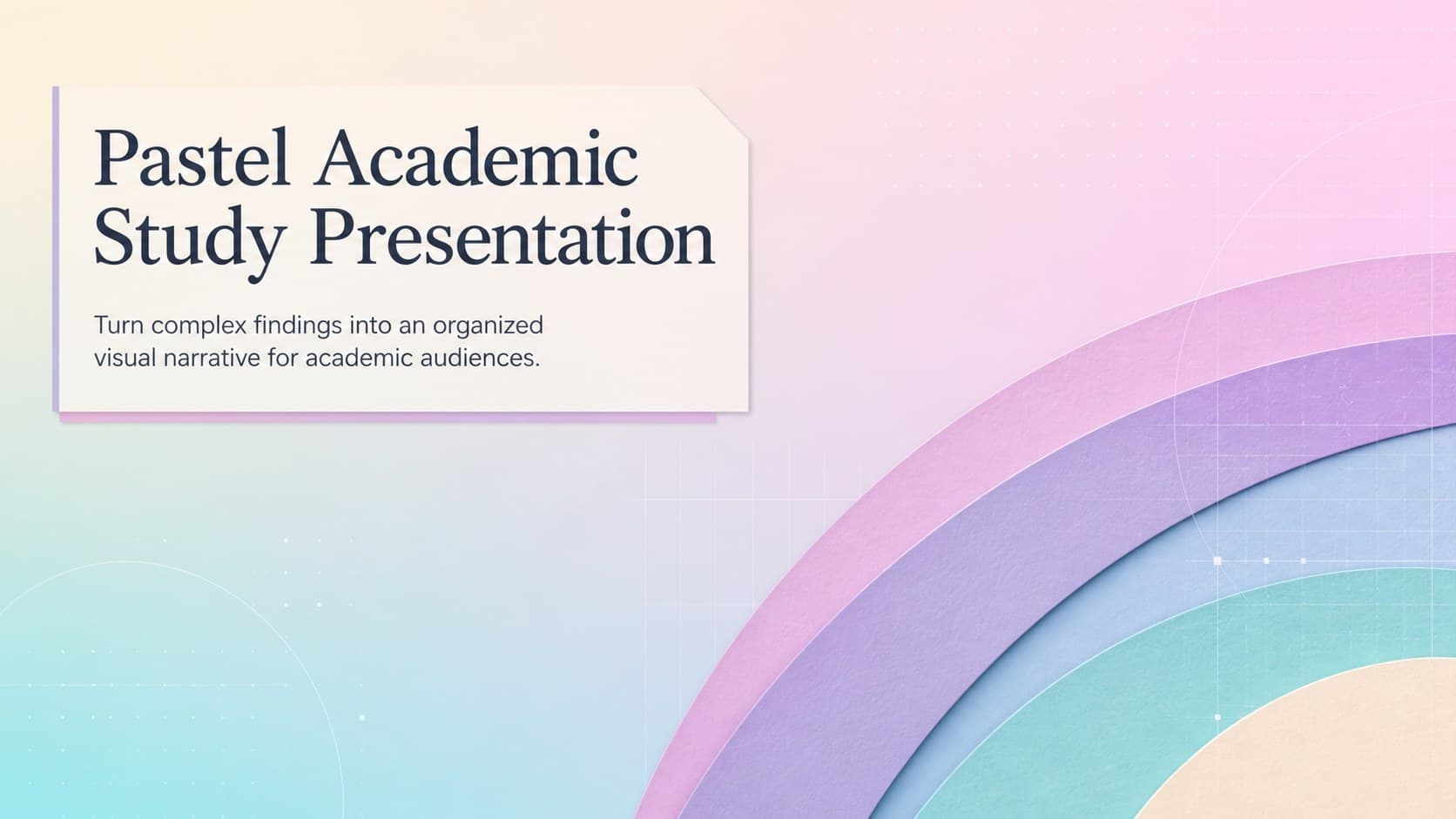 Pastel Academic Study Presentation preview