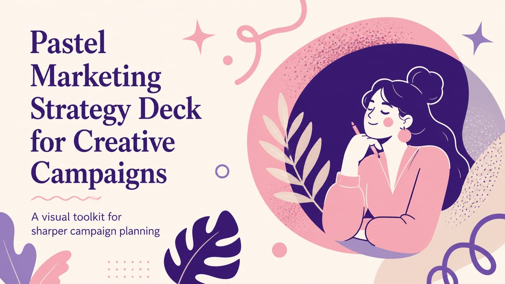 Pastel Marketing Strategy Deck for Creative Campaigns preview