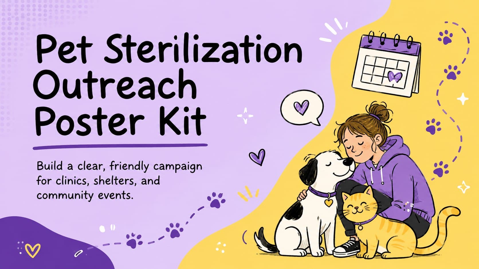 Pet Sterilization Outreach Poster Kit preview