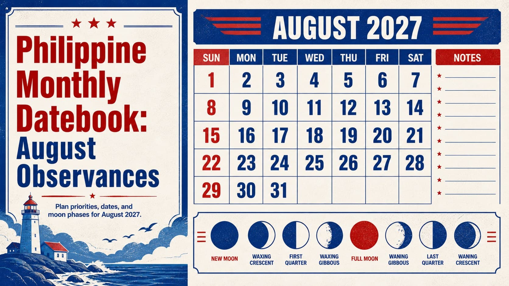 Philippine Monthly Datebook: August Observances preview