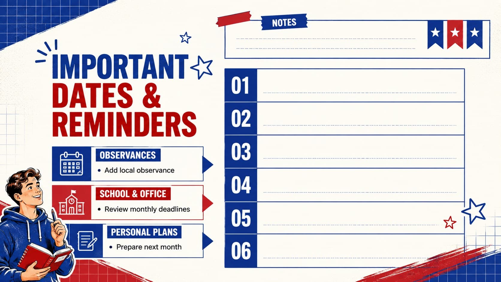 Philippine school and office date tracker summarizing October observances, deadlines, and reminders.