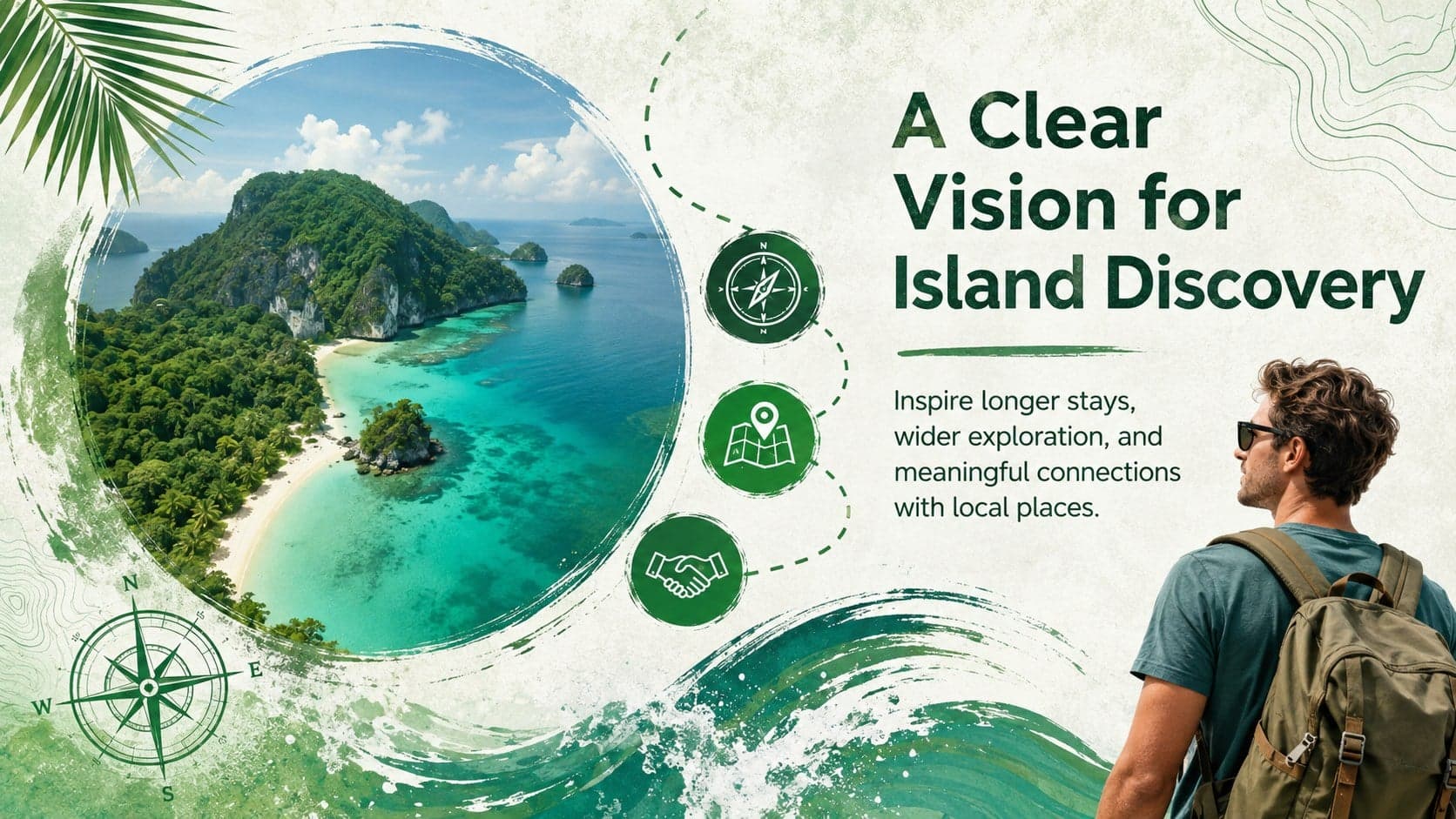 Campaign vision slide outlining the opportunity for a Philippines tourism marketing initiative.