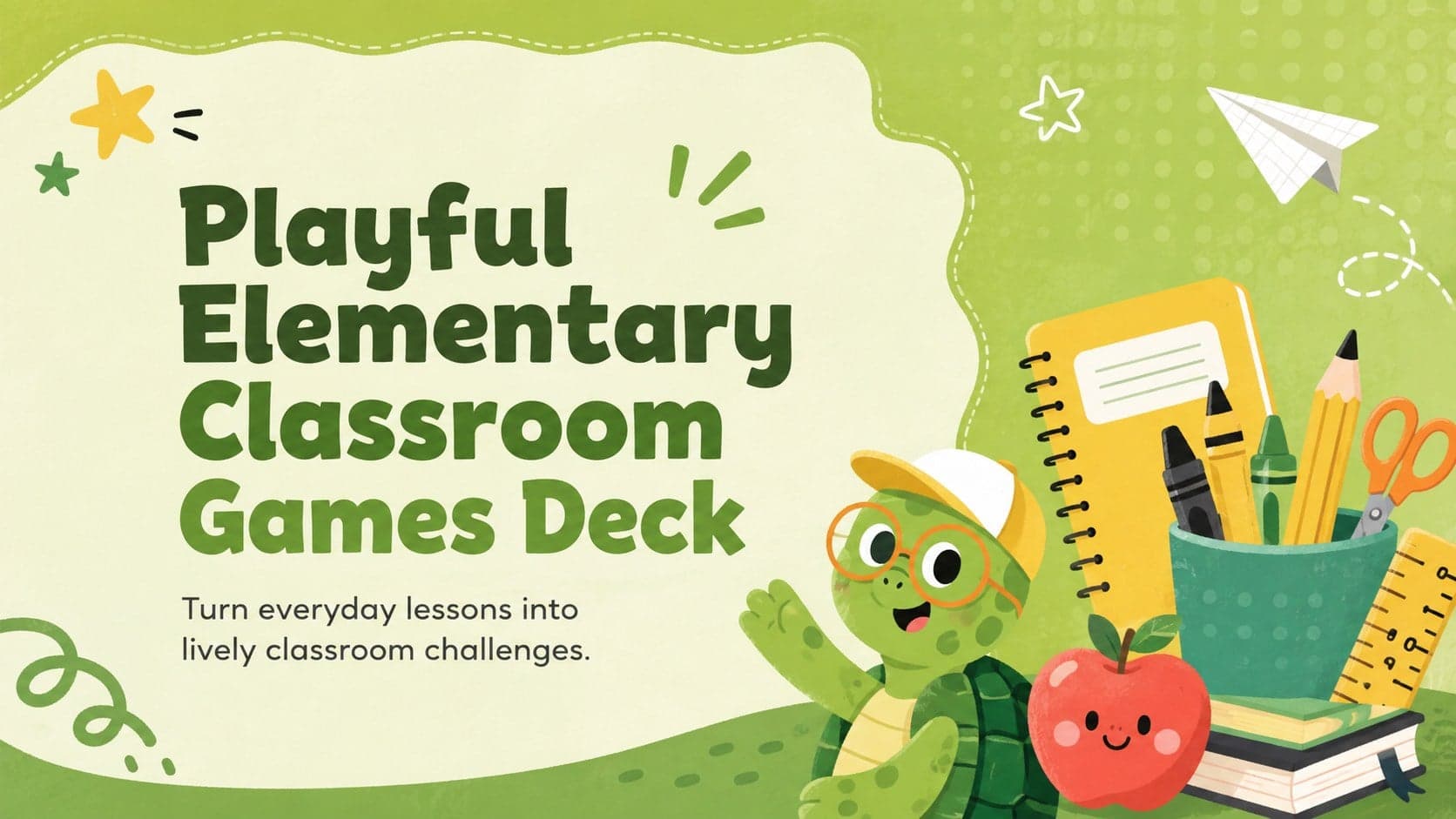 Playful Elementary Classroom Games Deck preview