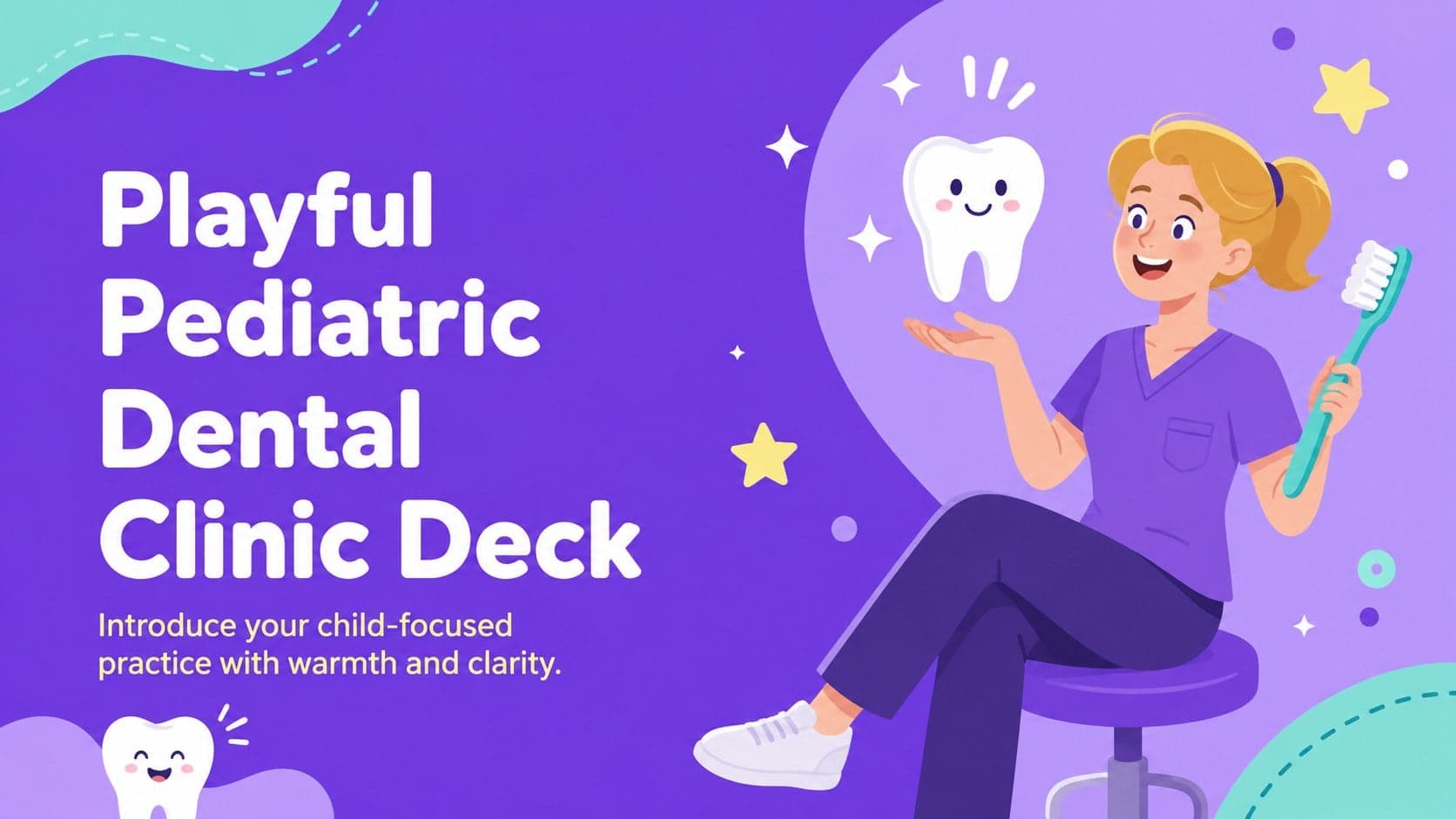 Playful Pediatric Dental Clinic Deck preview