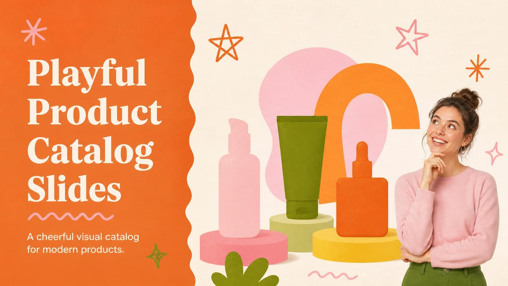 Playful Product Catalog Slides preview