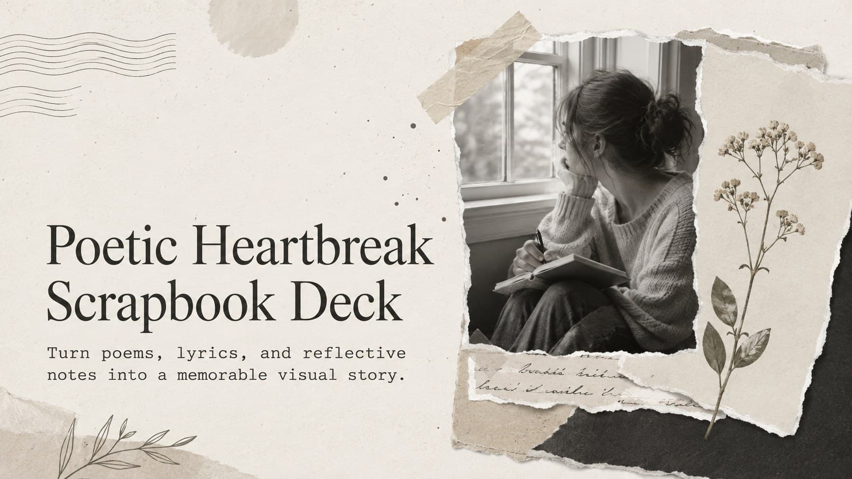 Poetic Heartbreak Scrapbook Deck preview