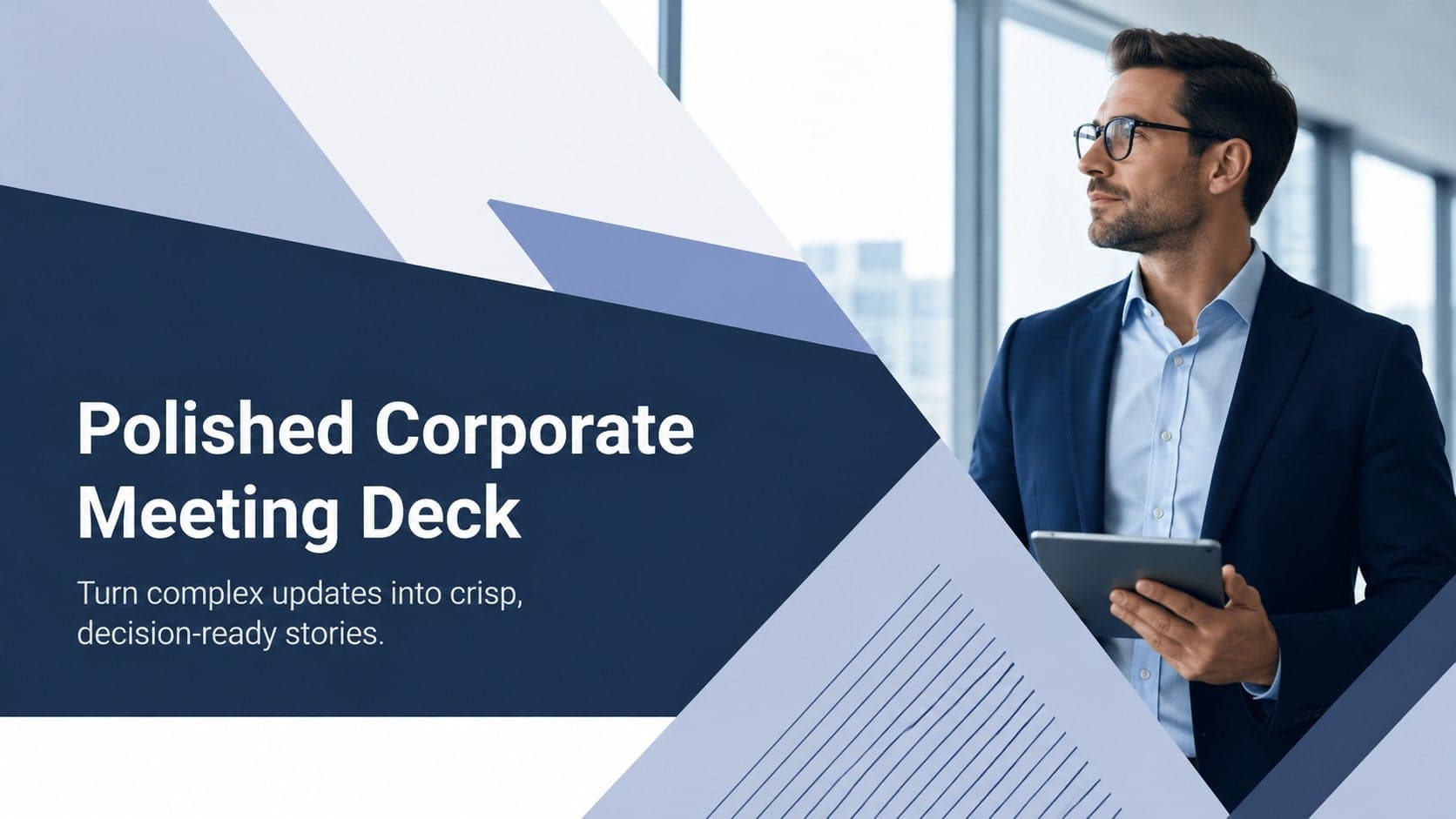 Polished Corporate Meeting Deck preview