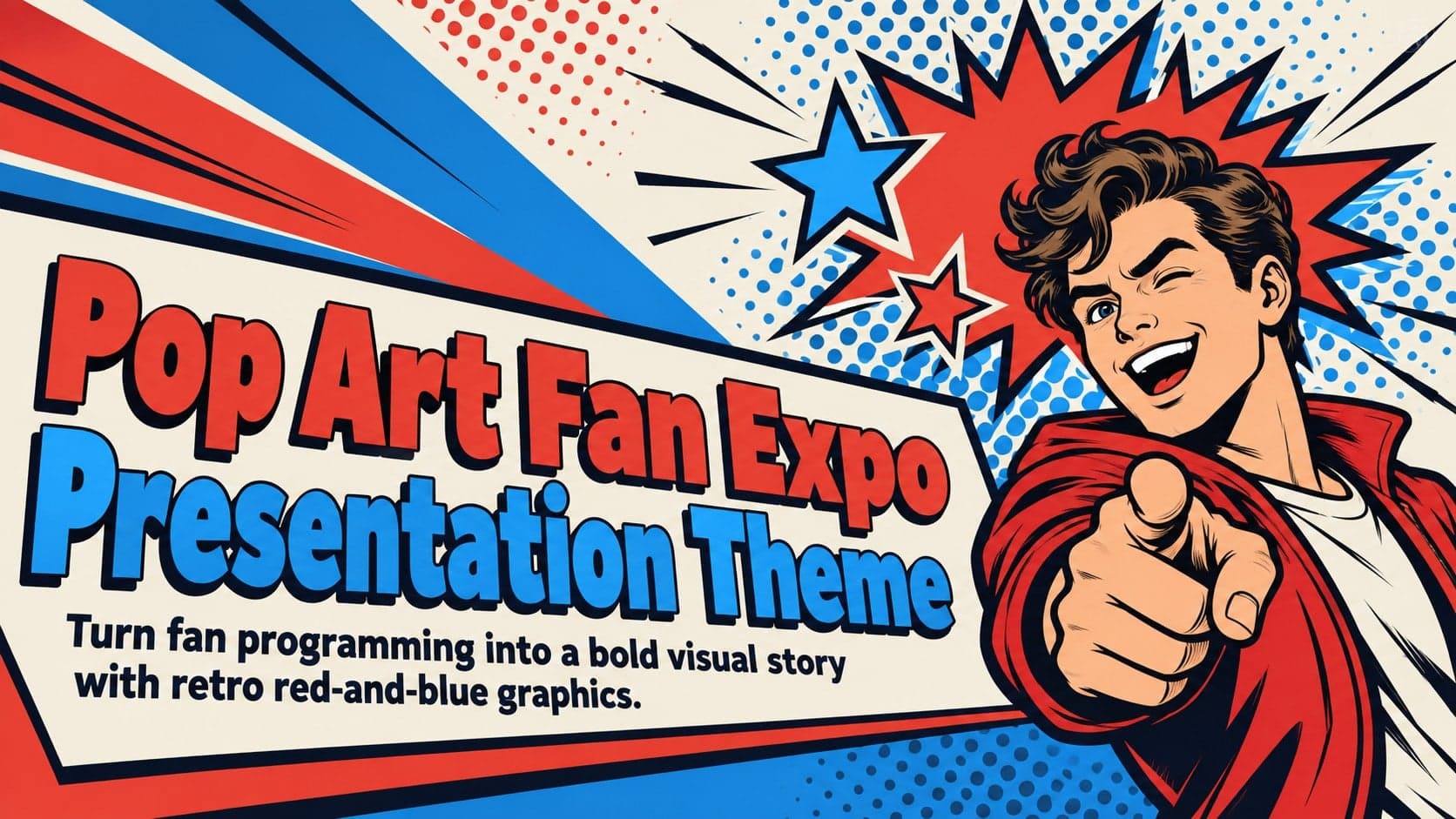 Pop Art Fan Expo Presentation Theme preview