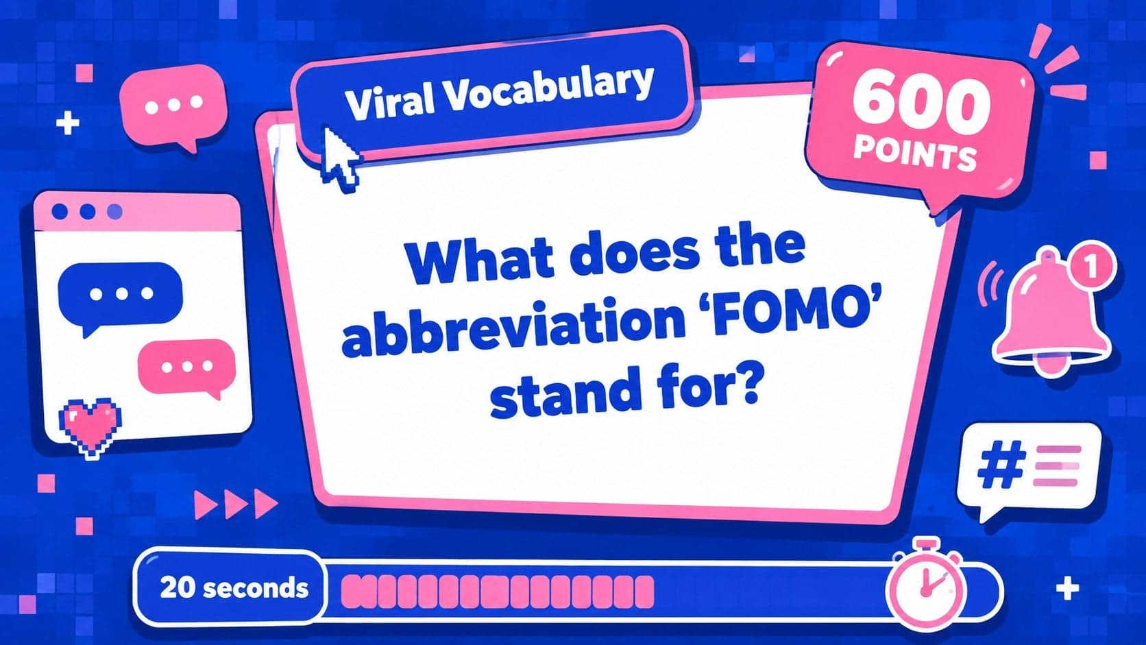 Viral vocabulary question from an editable entertainment trivia slides deck.