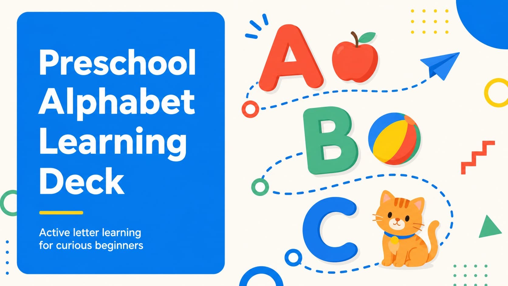 Preschool Alphabet Learning Deck preview
