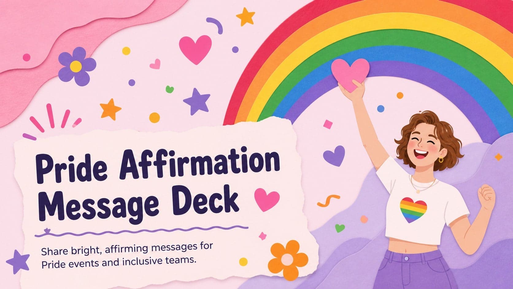 Pride Affirmation Message Deck preview