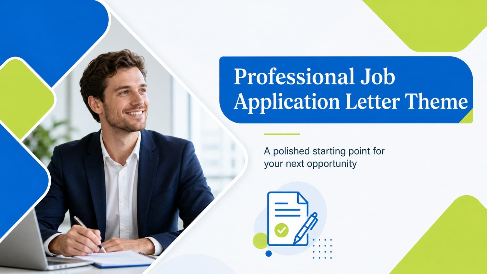 Professional Job Application Letter Theme preview