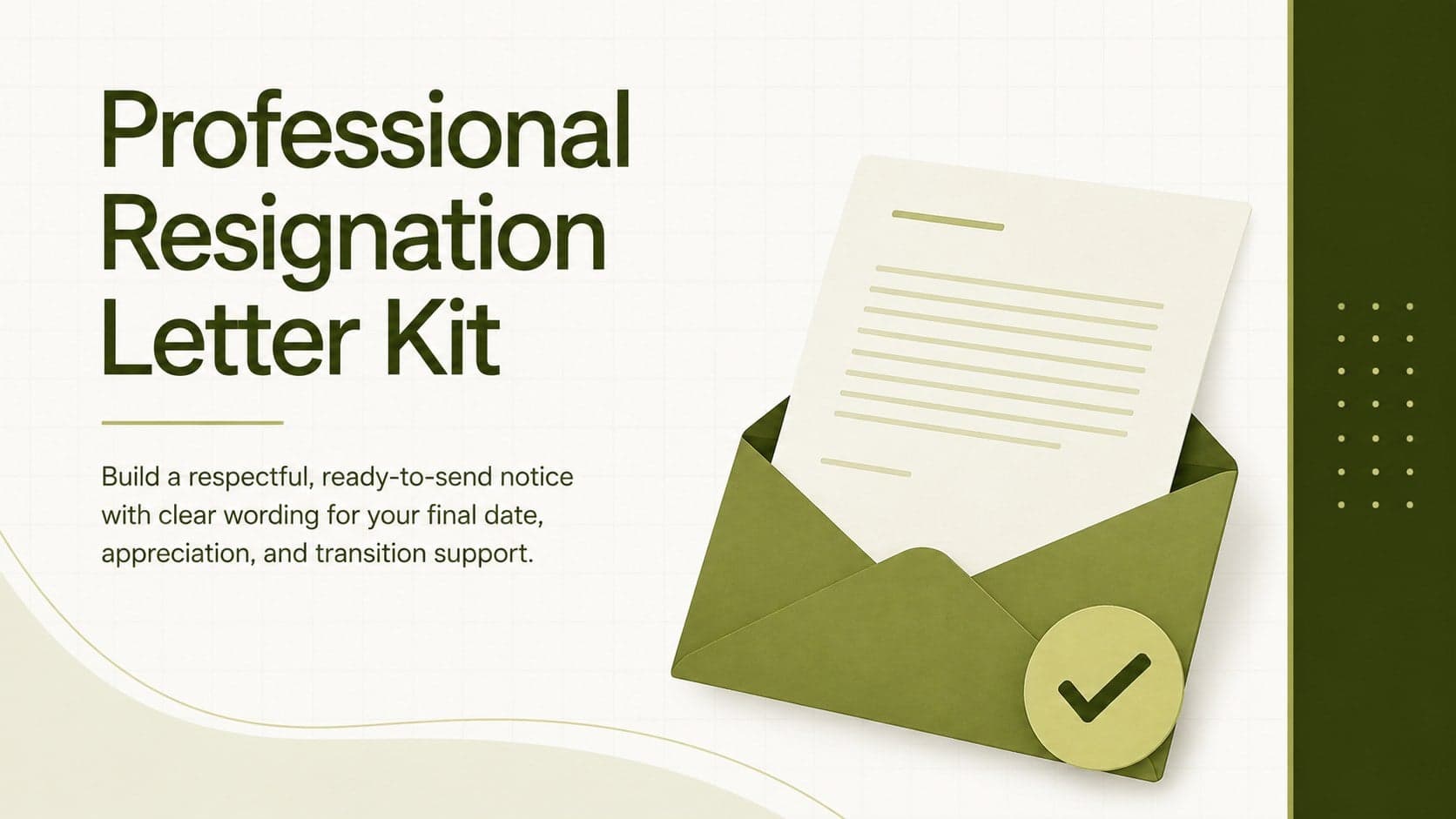 Professional Resignation Letter Kit preview