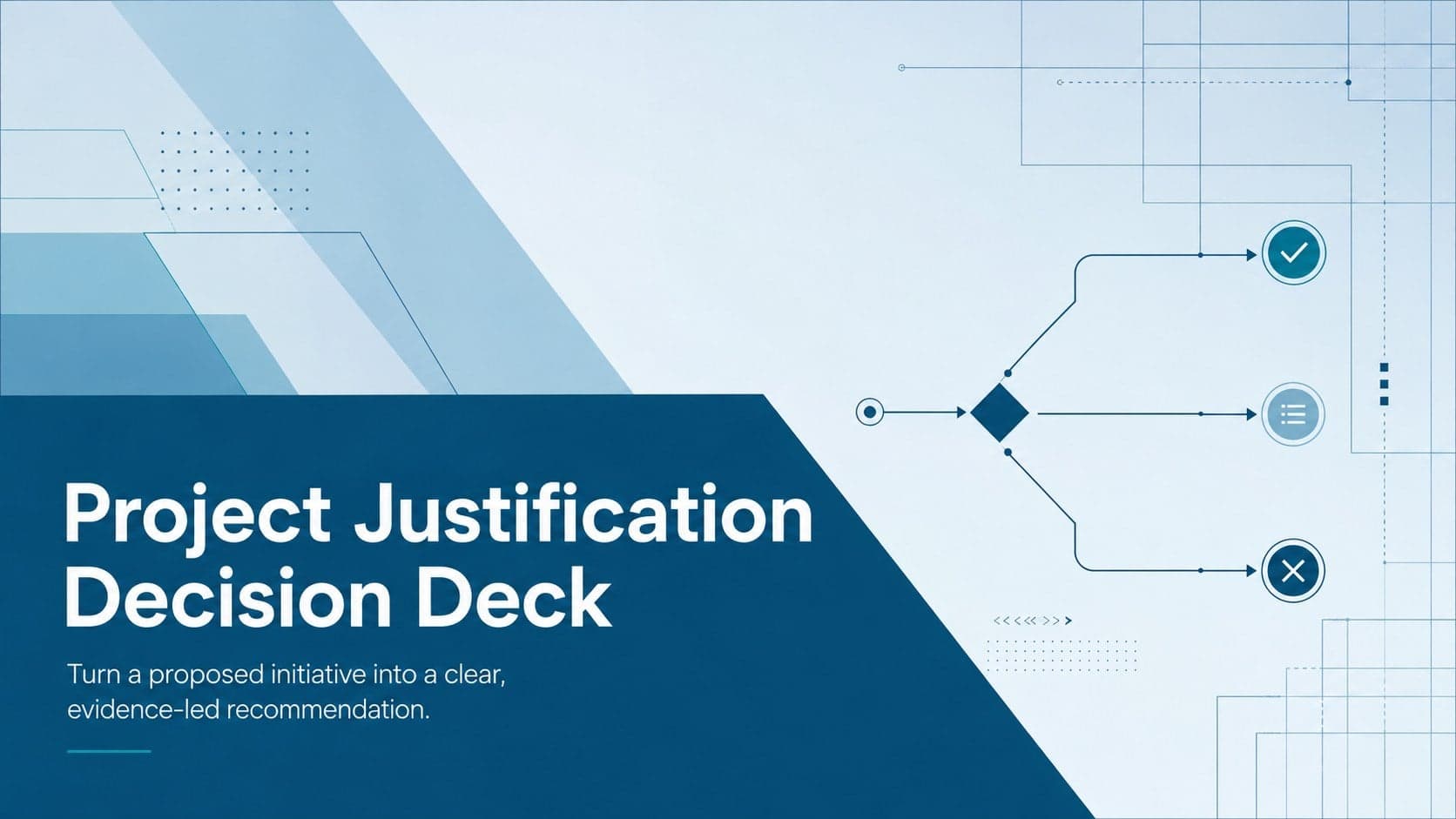 Project Justification Decision Deck preview