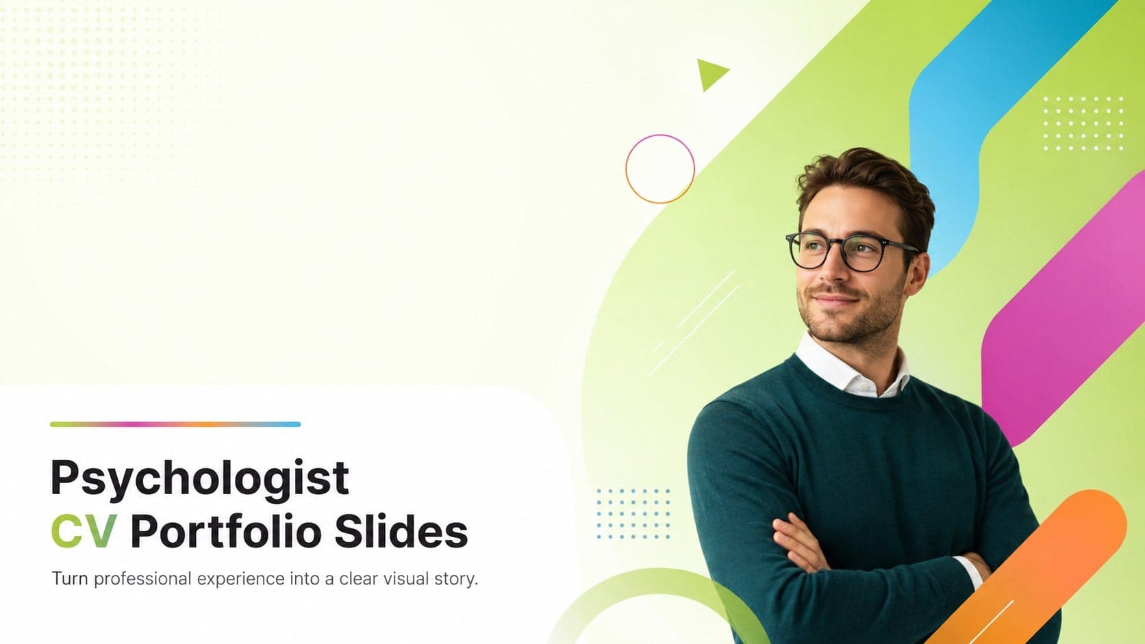 Psychologist CV Portfolio Slides preview