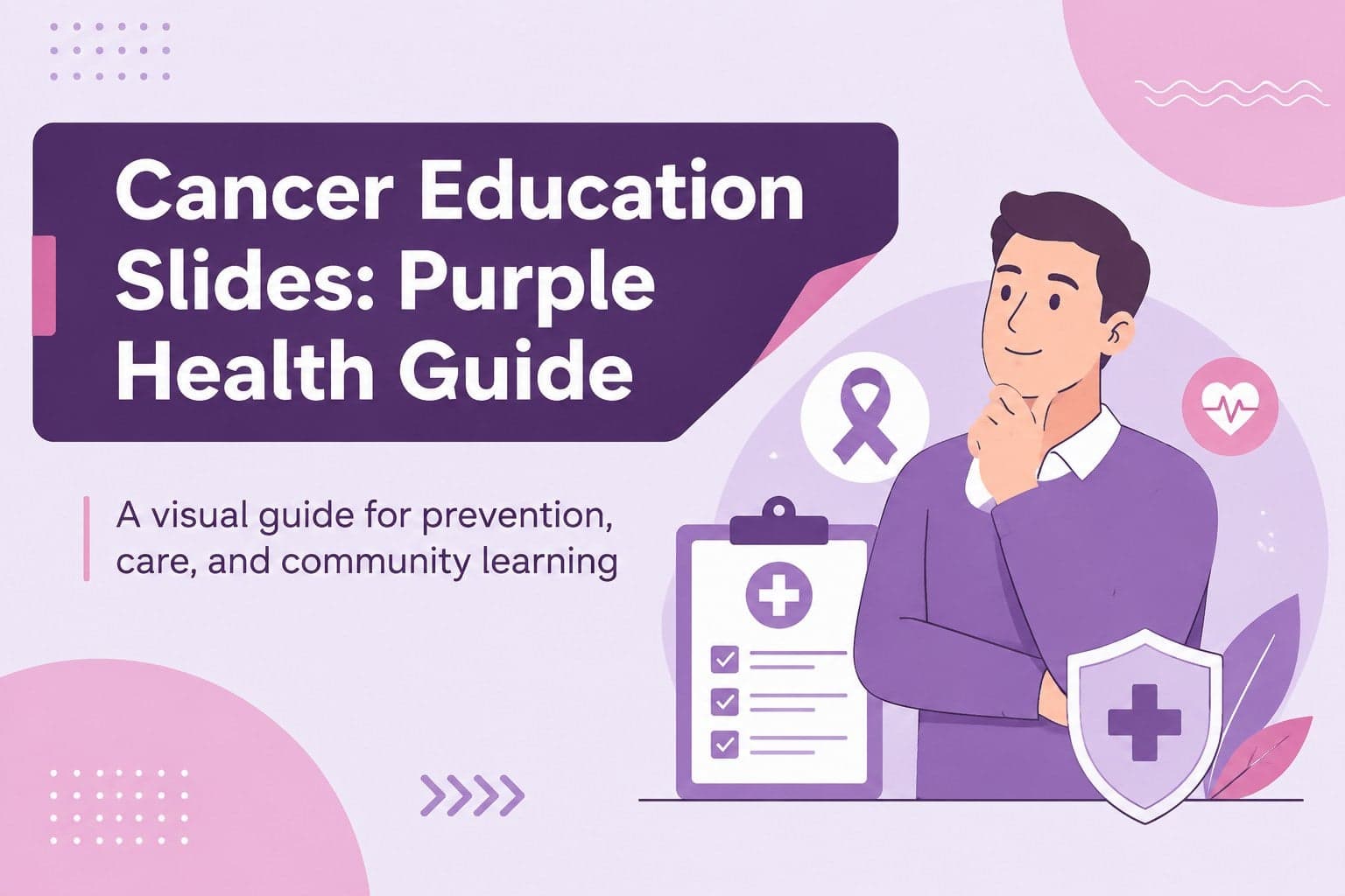 Cancer Education Slides: Purple Health Guide preview