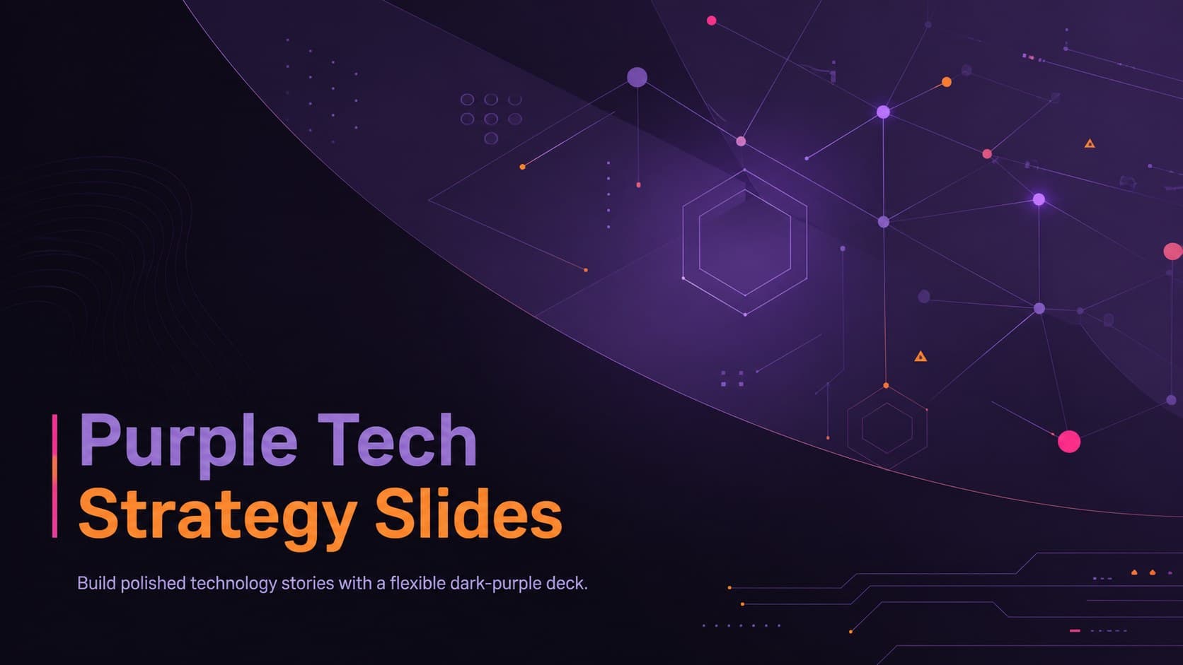 Purple Tech Strategy Slides preview